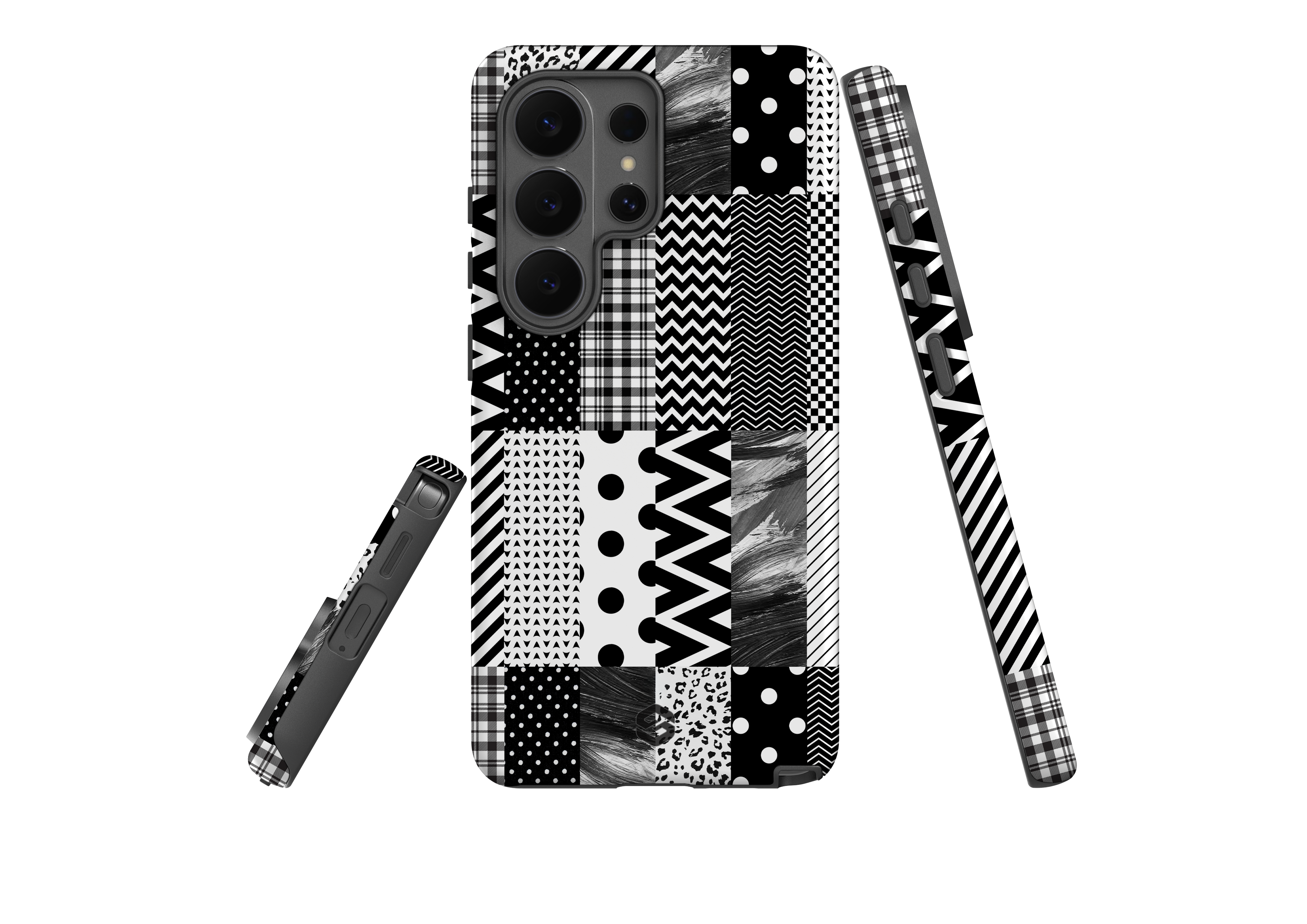 Noir Patchwork Case - Samsung Galaxy S26 Series