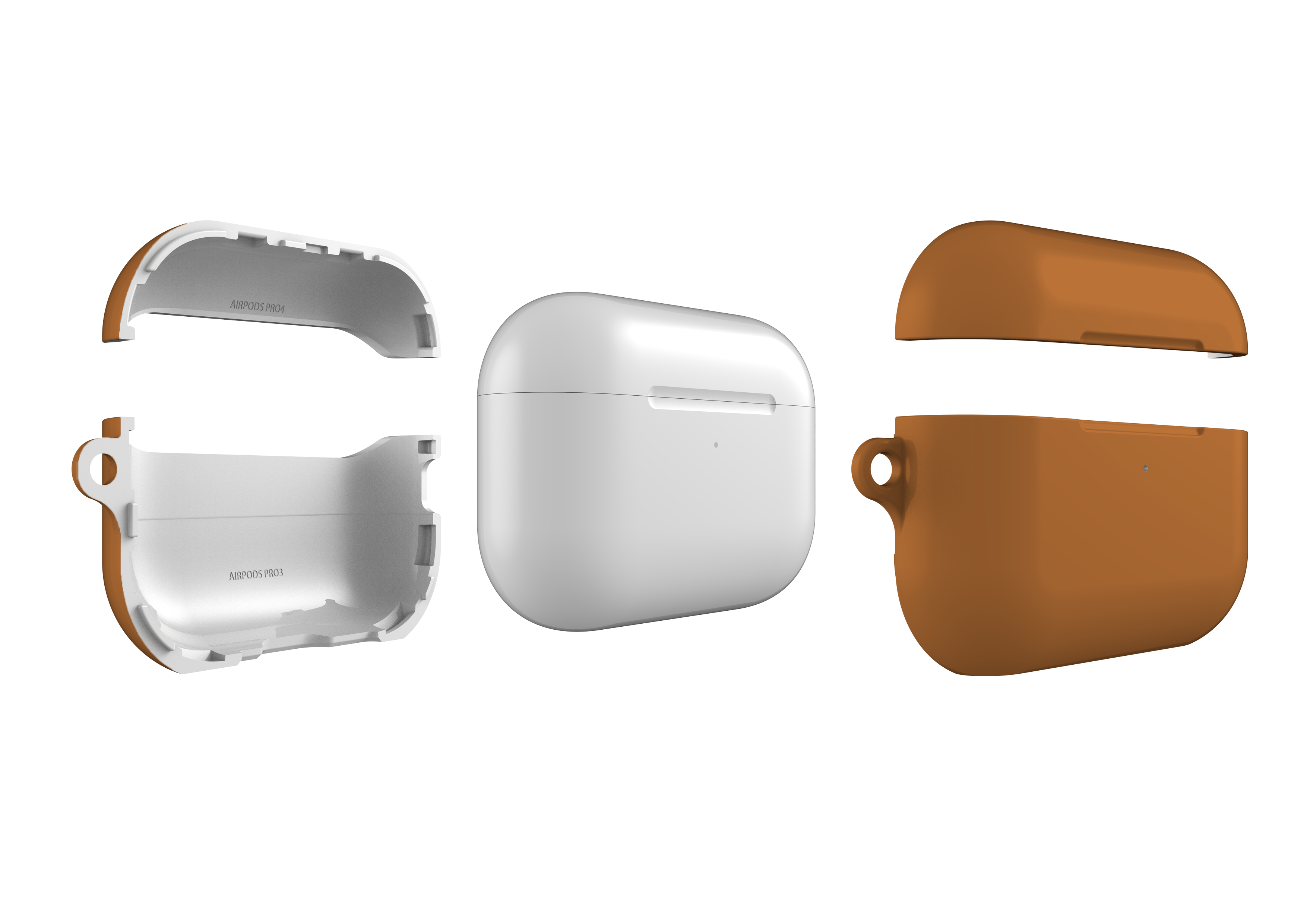 Basic Brown AirPods Pro 3 Case