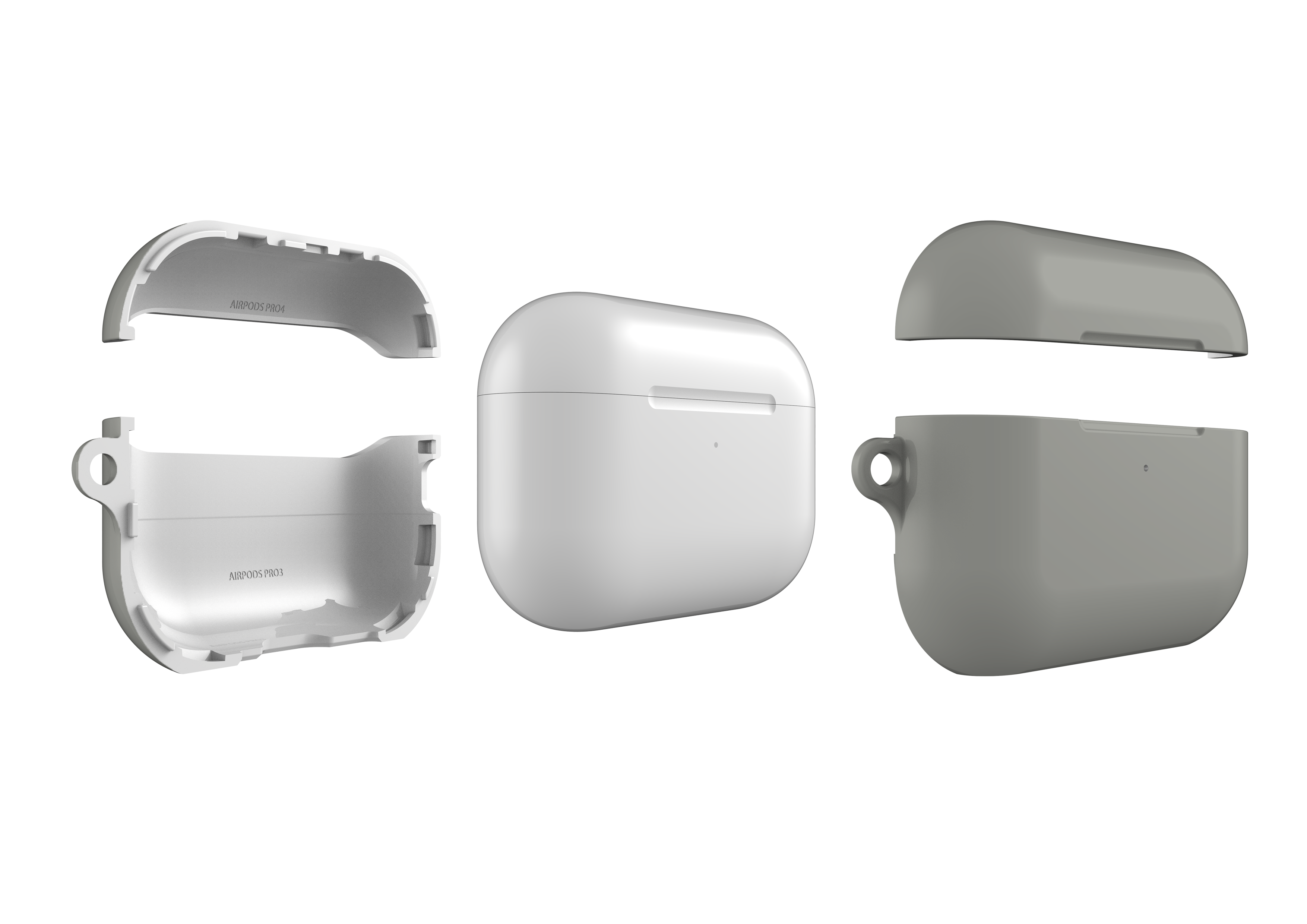 Stormy Grey AirPods Pro 3 Case
