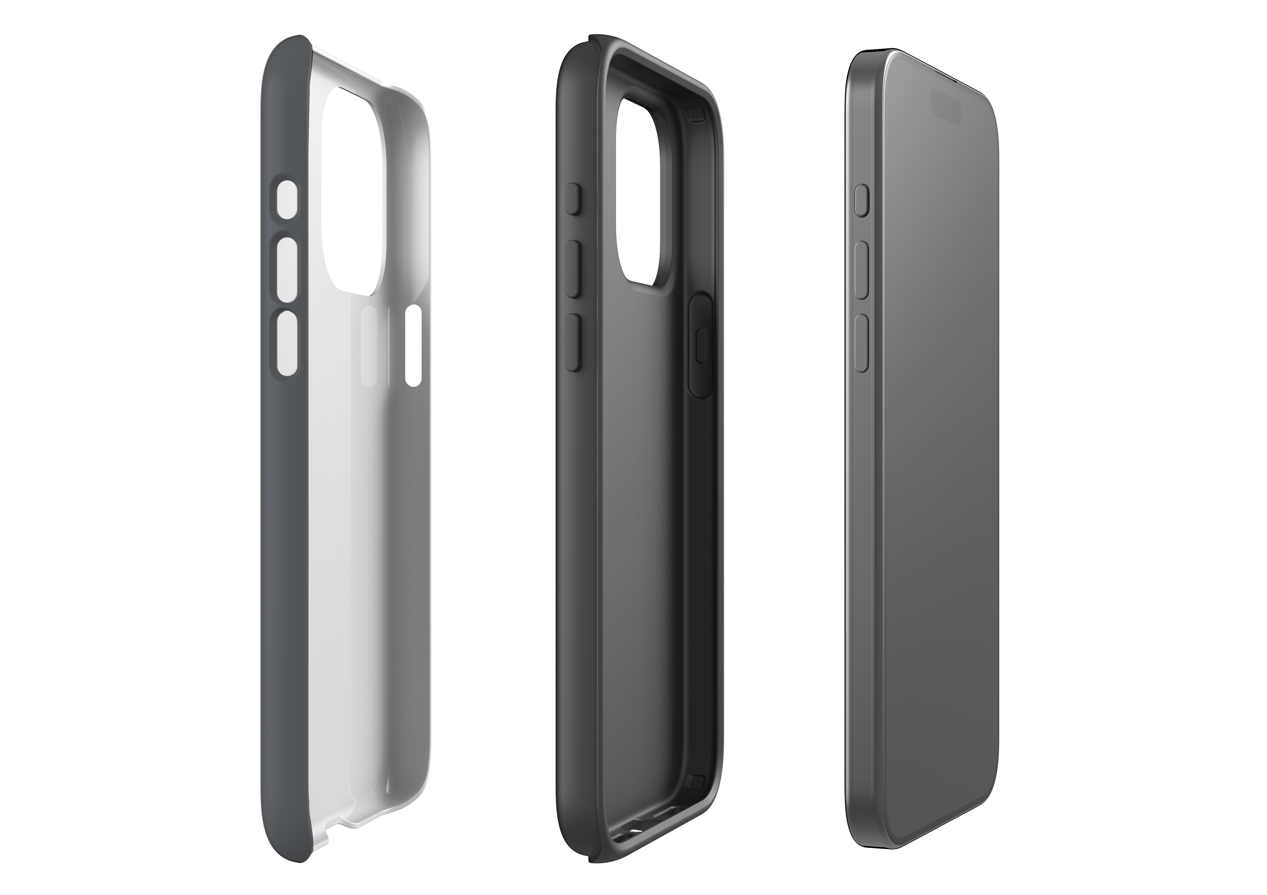 Stormy Grey Case - iPhone 15 Series