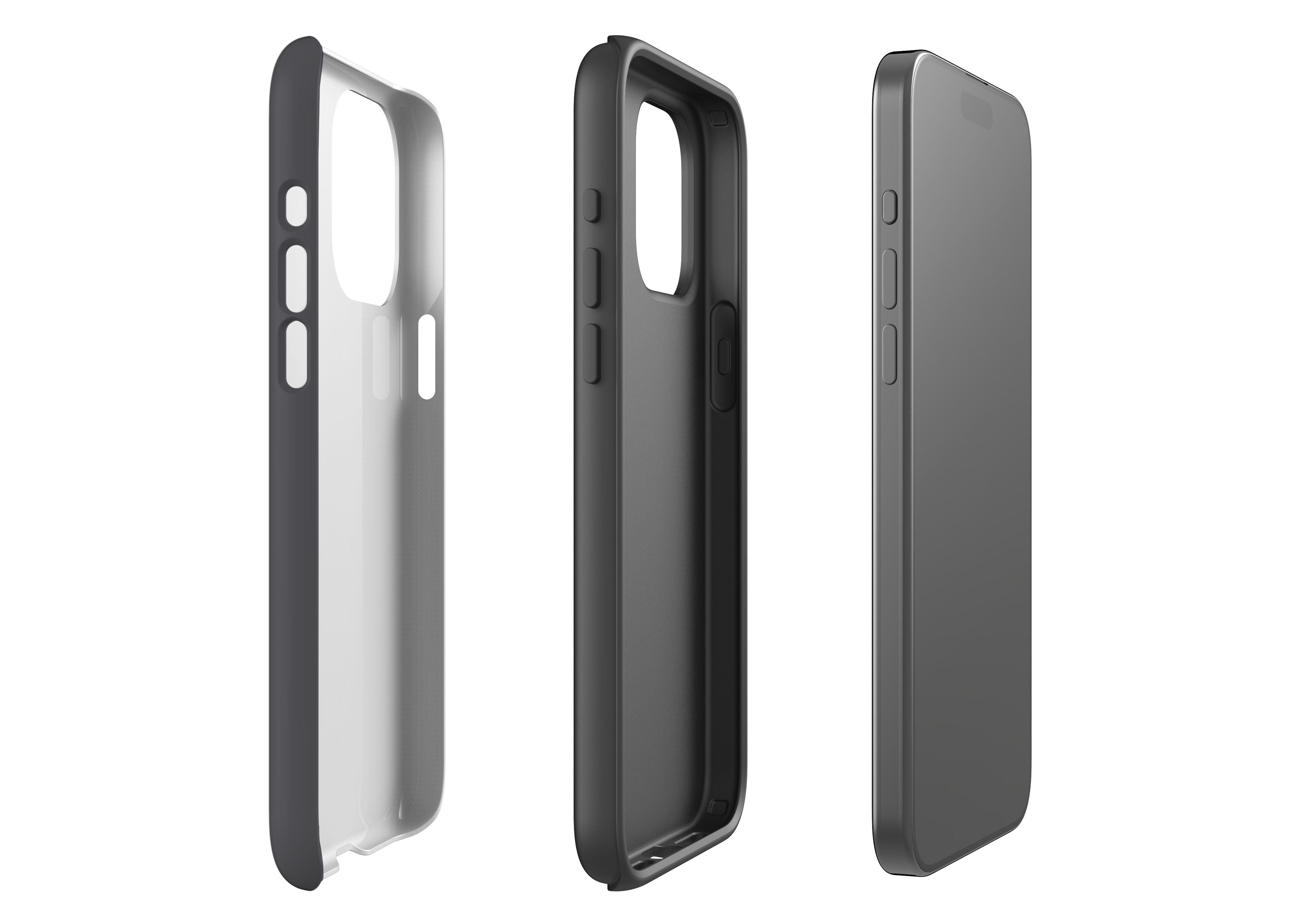 Stormy Grey Case - iPhone 15 Series
