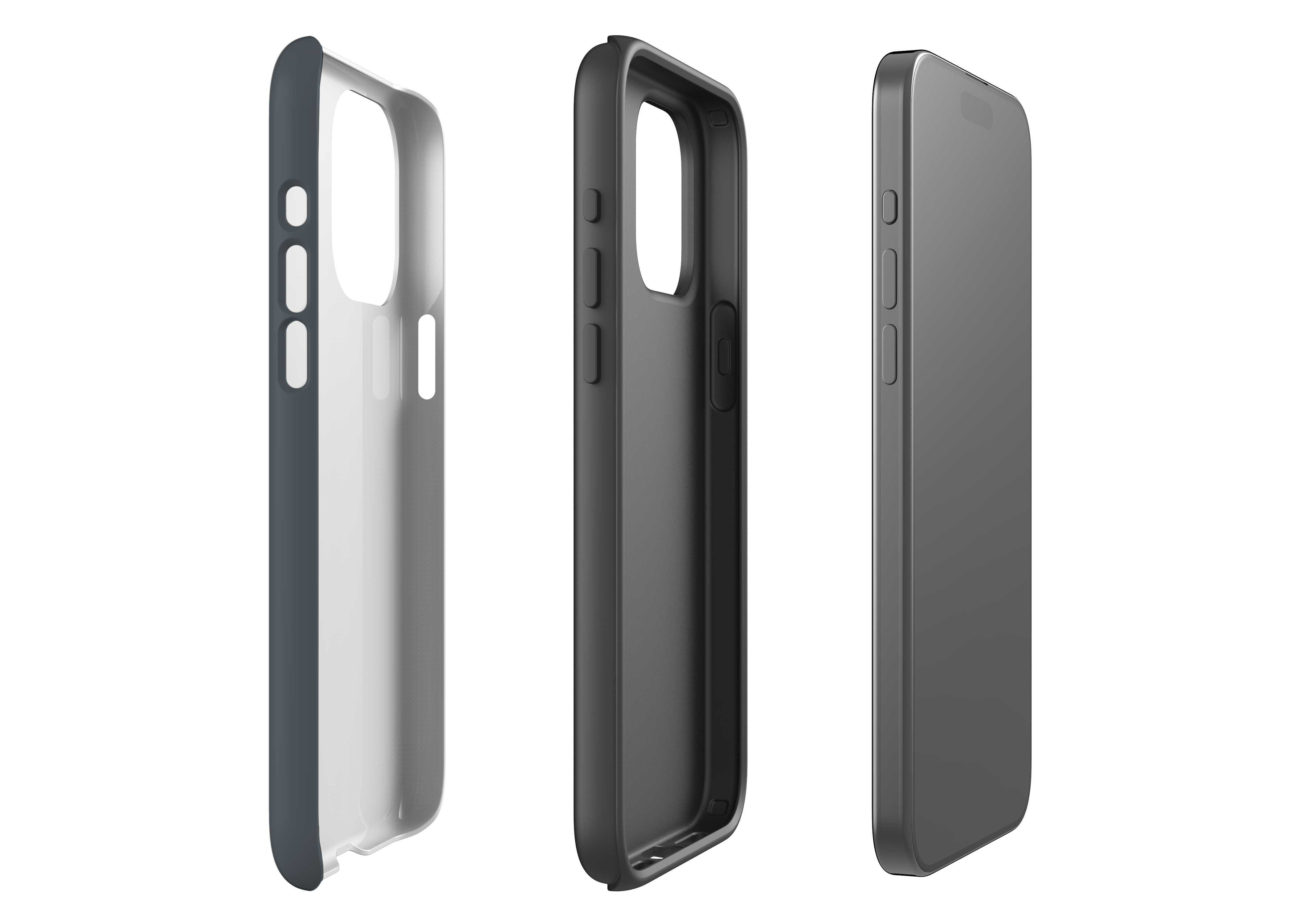 Stormy Grey Case - iPhone 15 Series