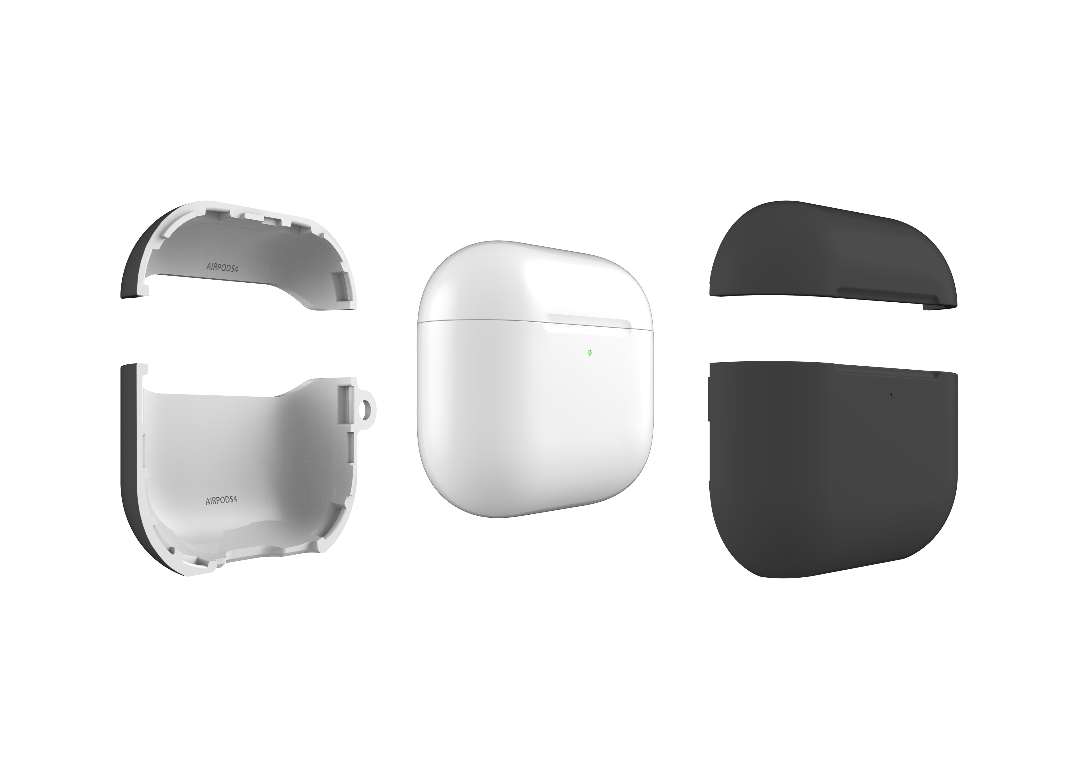 Stormy Grey AirPods 4 Case