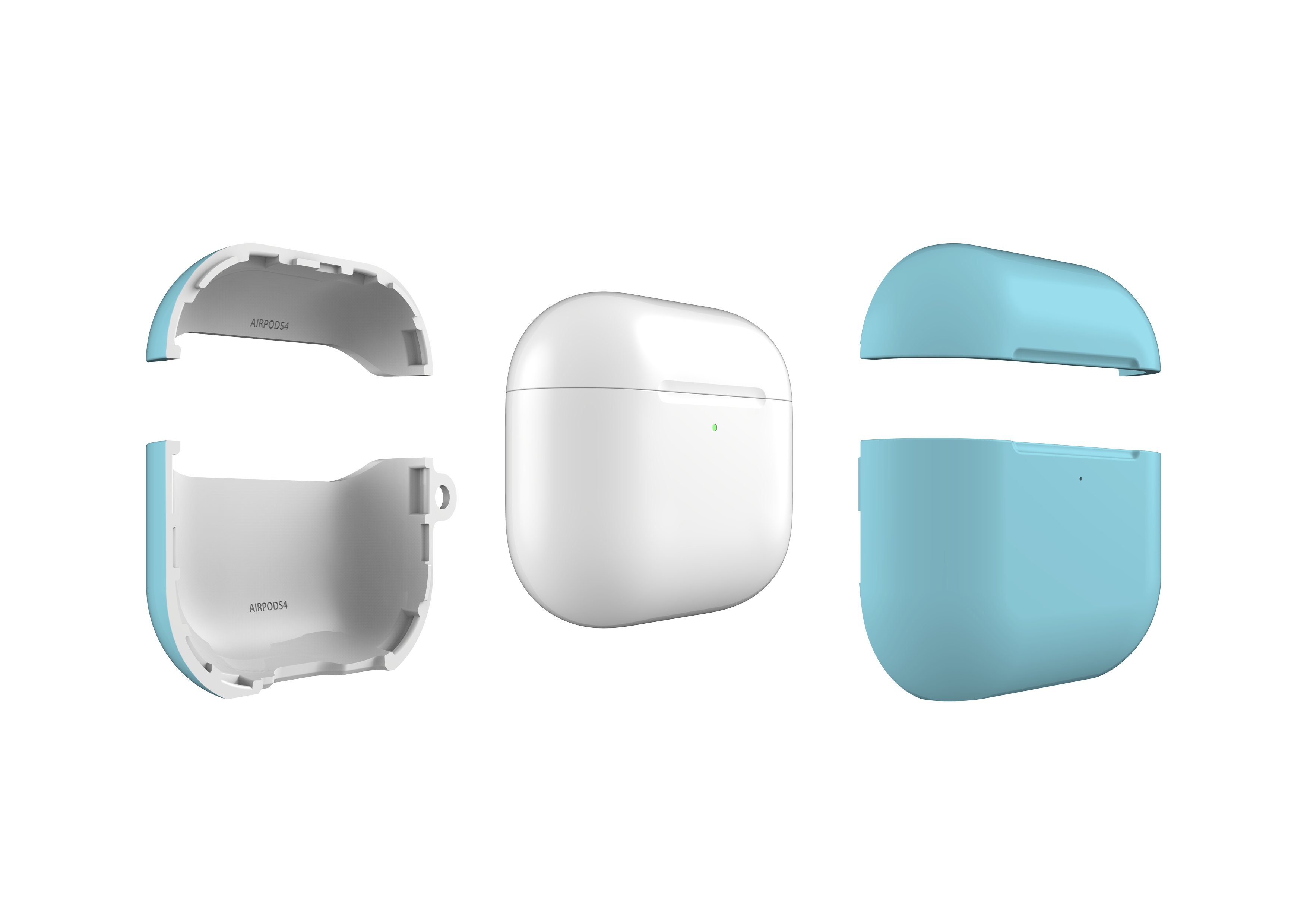 Blissful Blue AirPods 4 Case