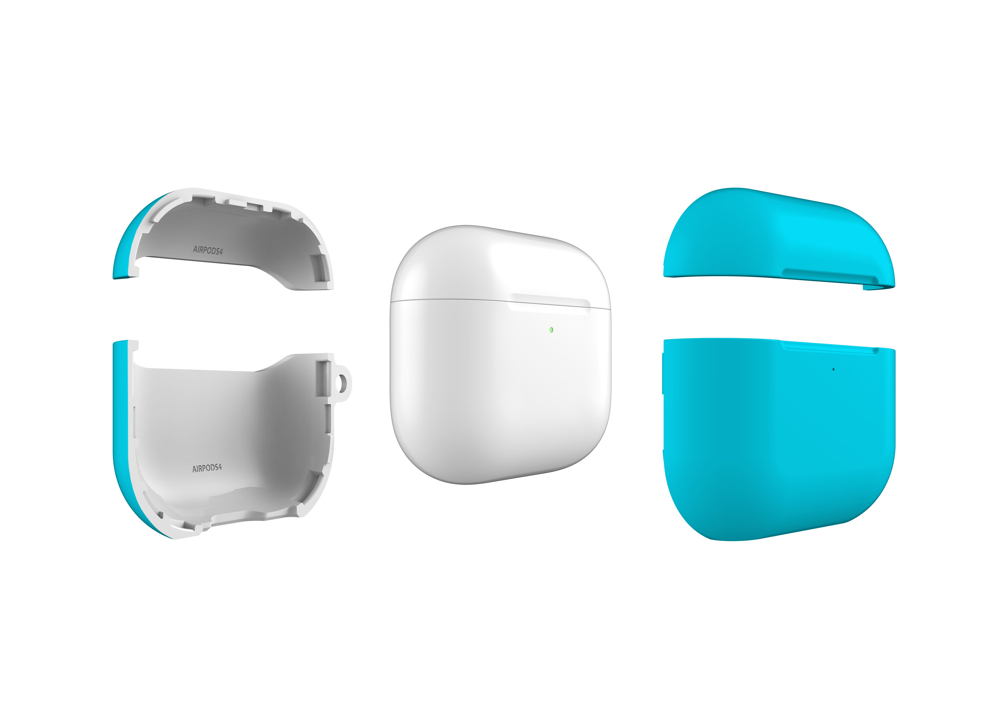 Blissful Blue AirPods 4 Case