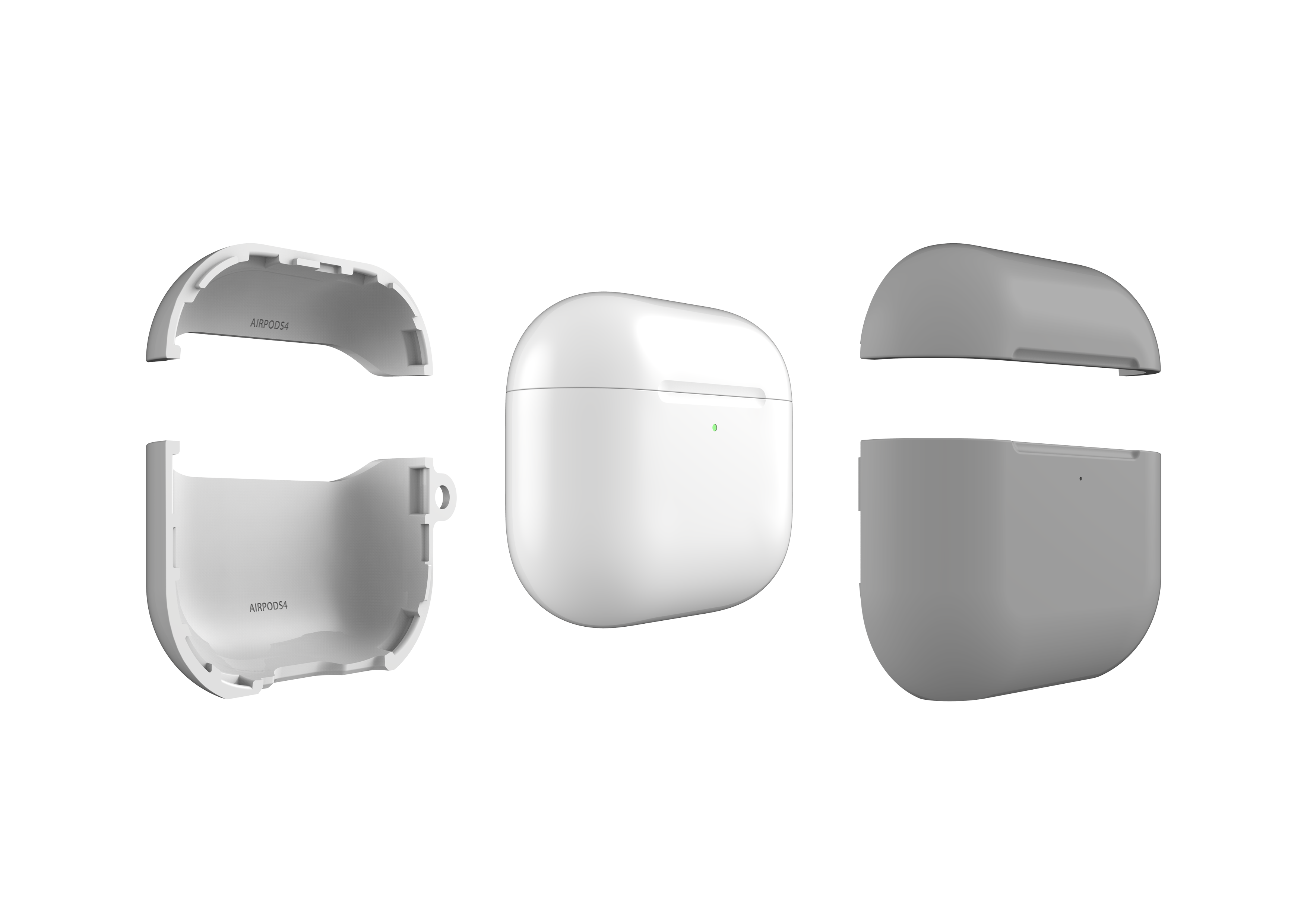 Stormy Grey AirPods 4 Case