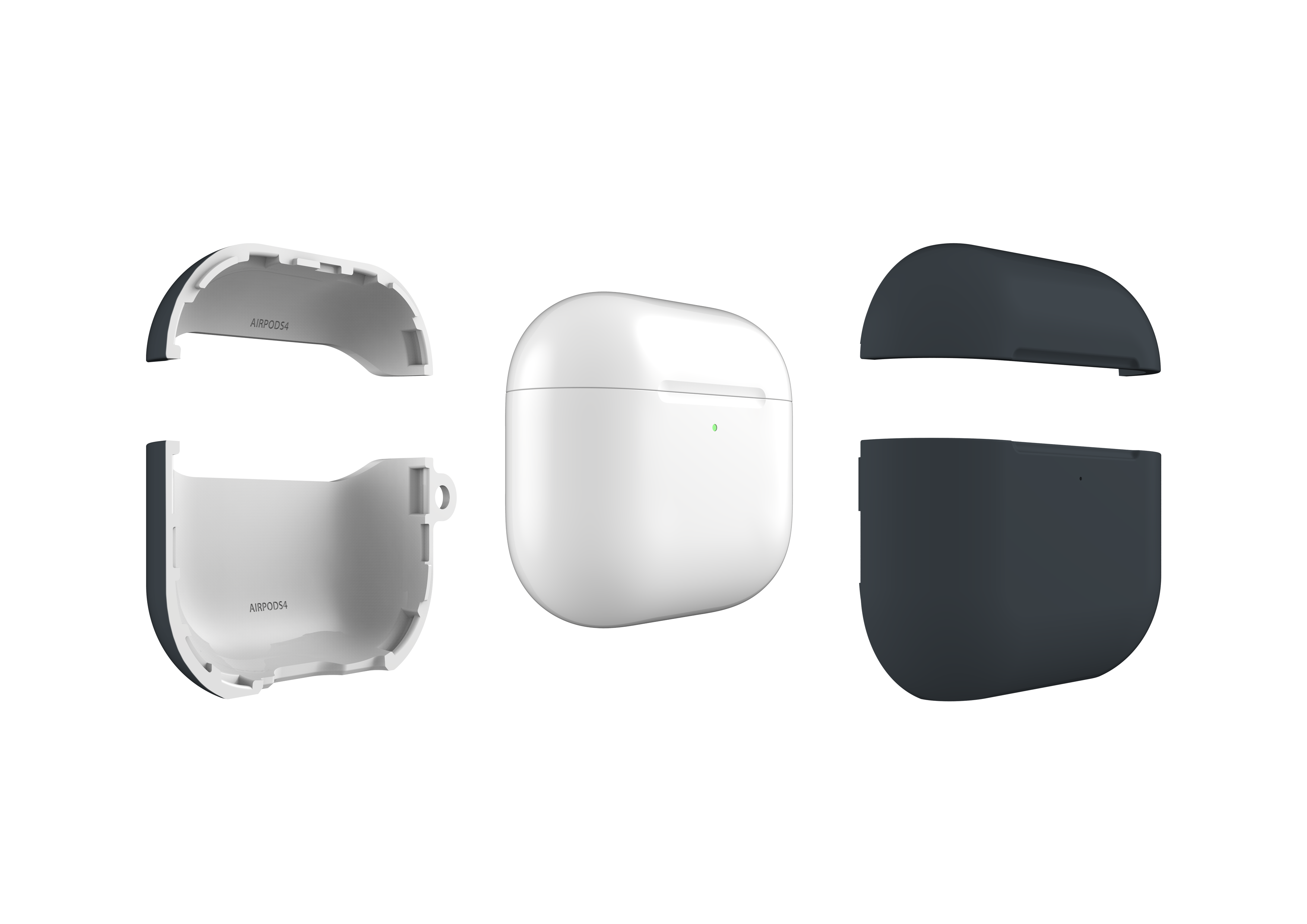Stormy Grey AirPods 4 Case