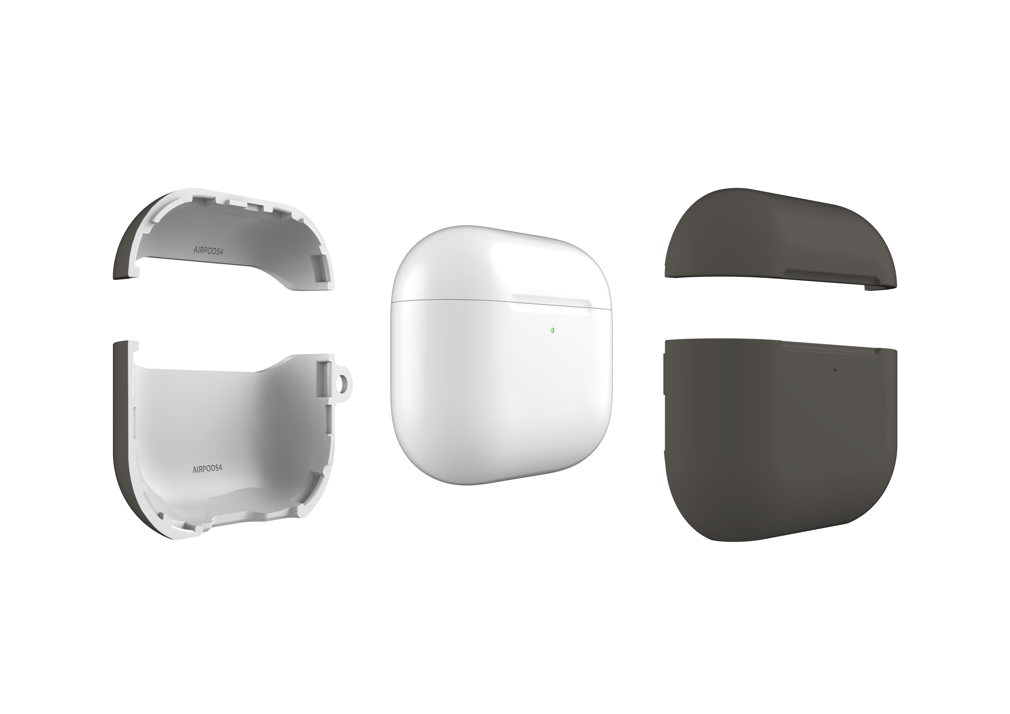 Stormy Grey AirPods 4 Case