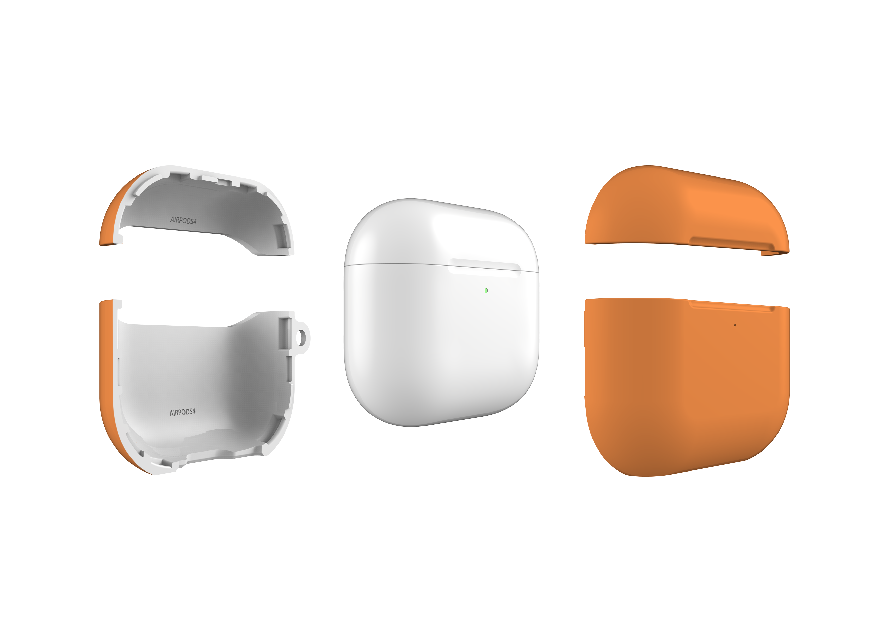 Blushing Coral AirPods 4 Case