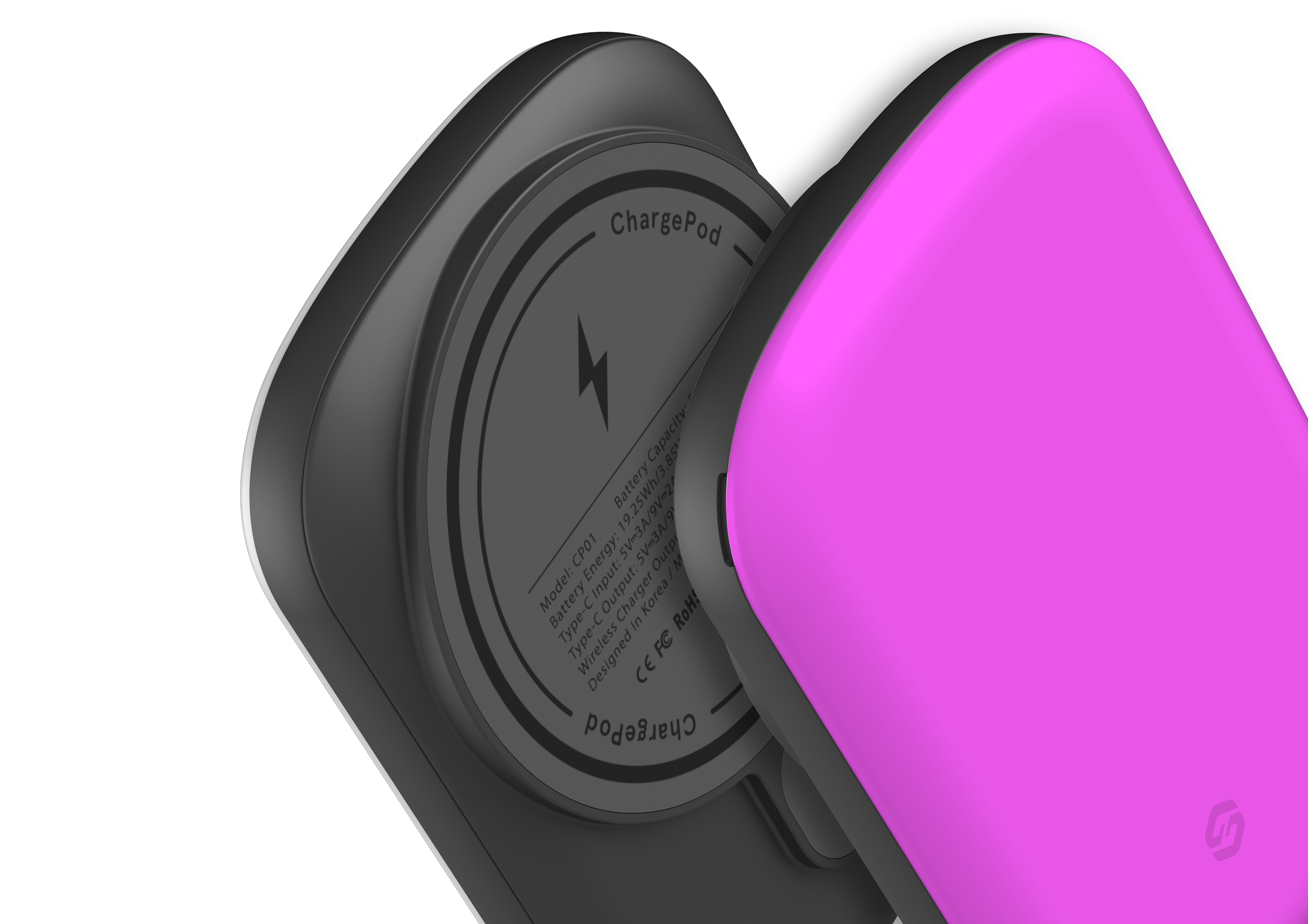 Playful Pink MagSafe Power Bank