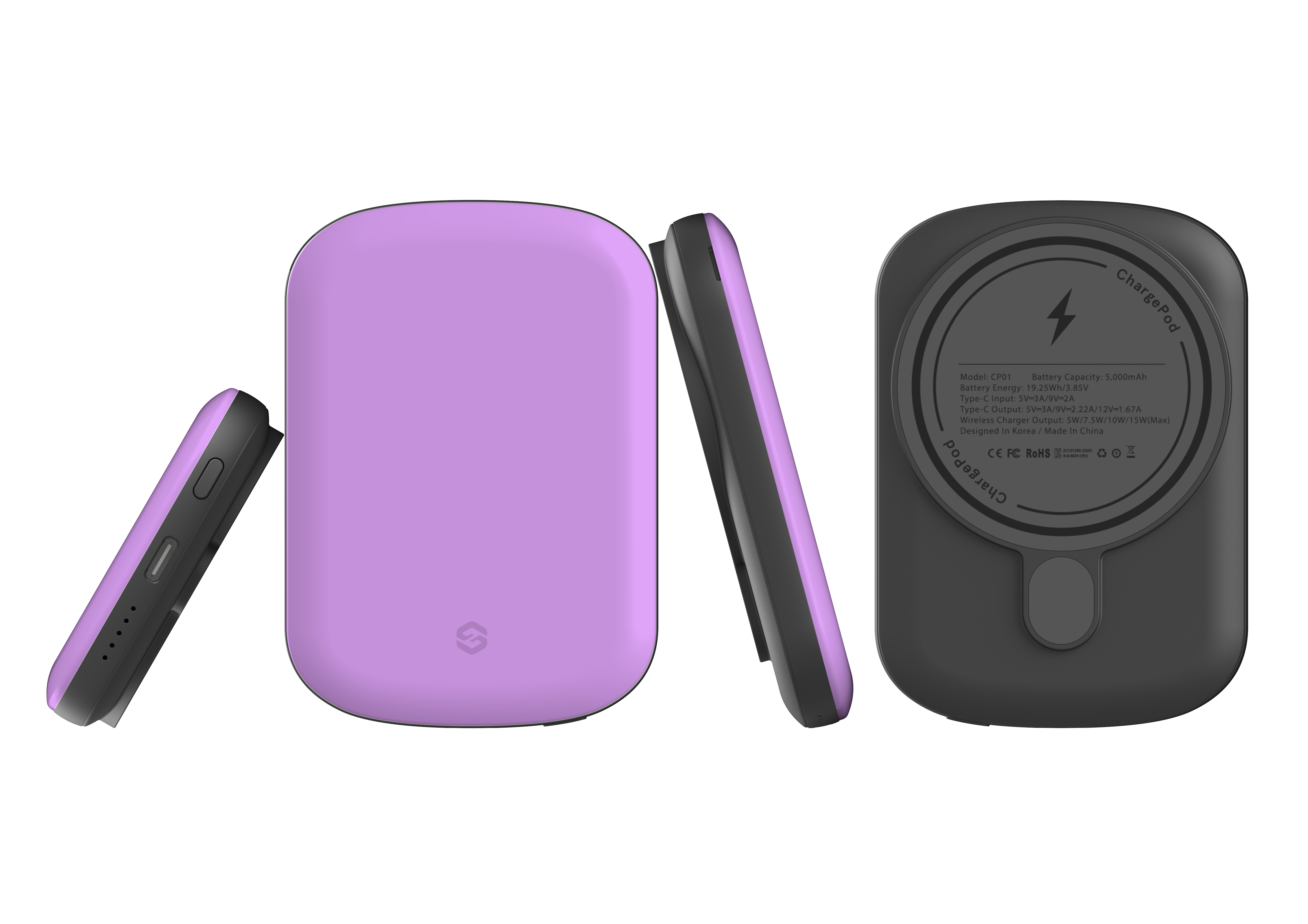 Vivid Violet MagSafe Power Bank