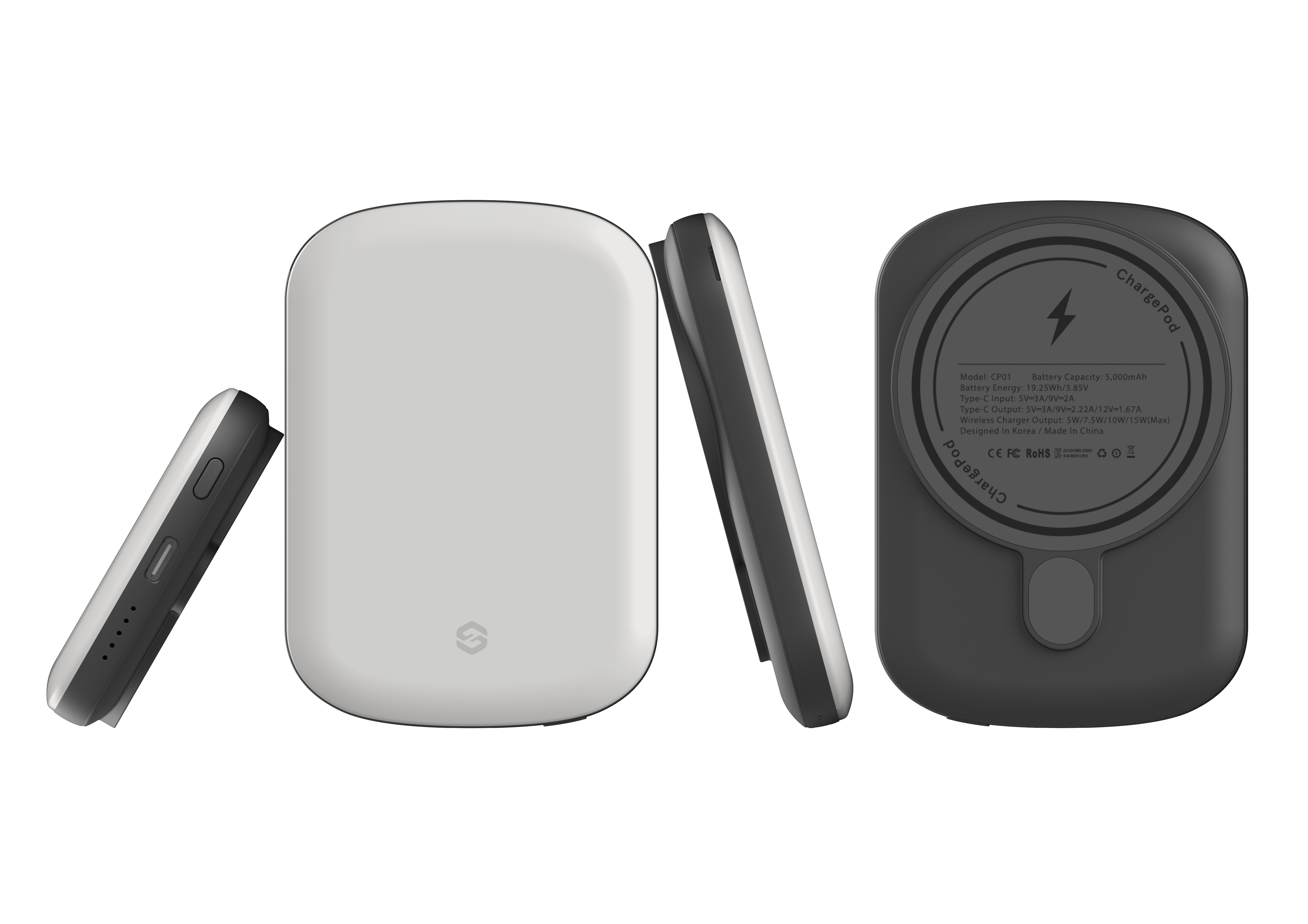 Frosty White MagSafe Power Bank