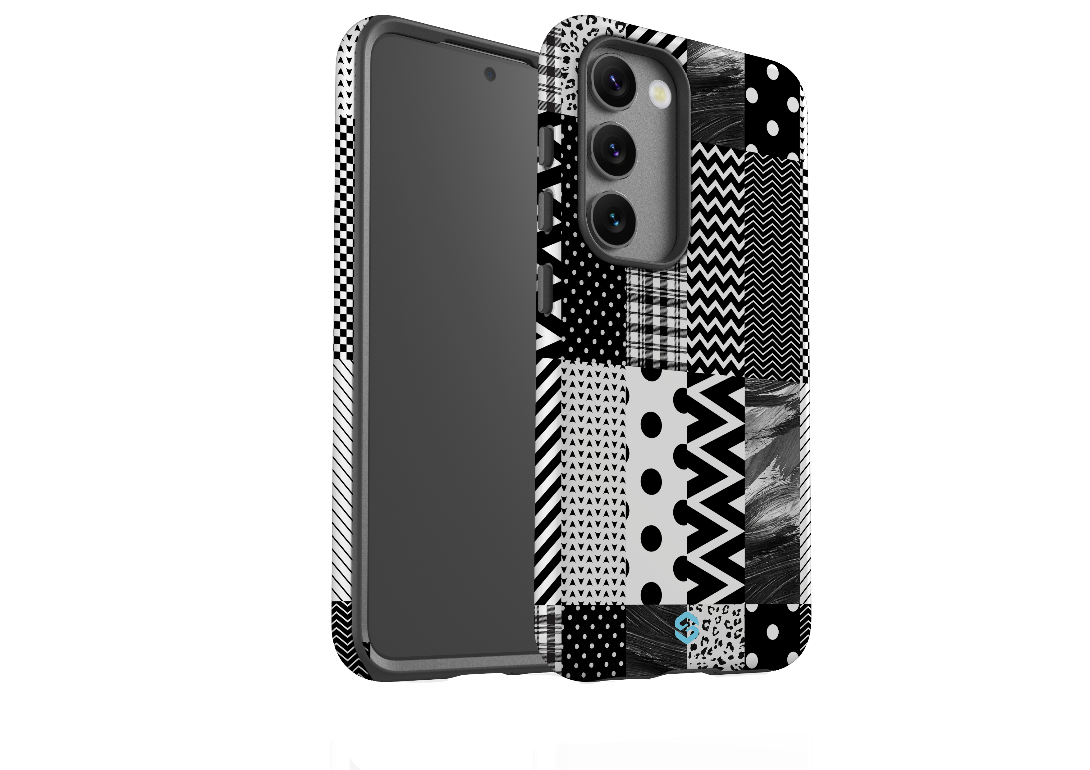 Noir Patchwork Case - Samsung Galaxy S23 Series