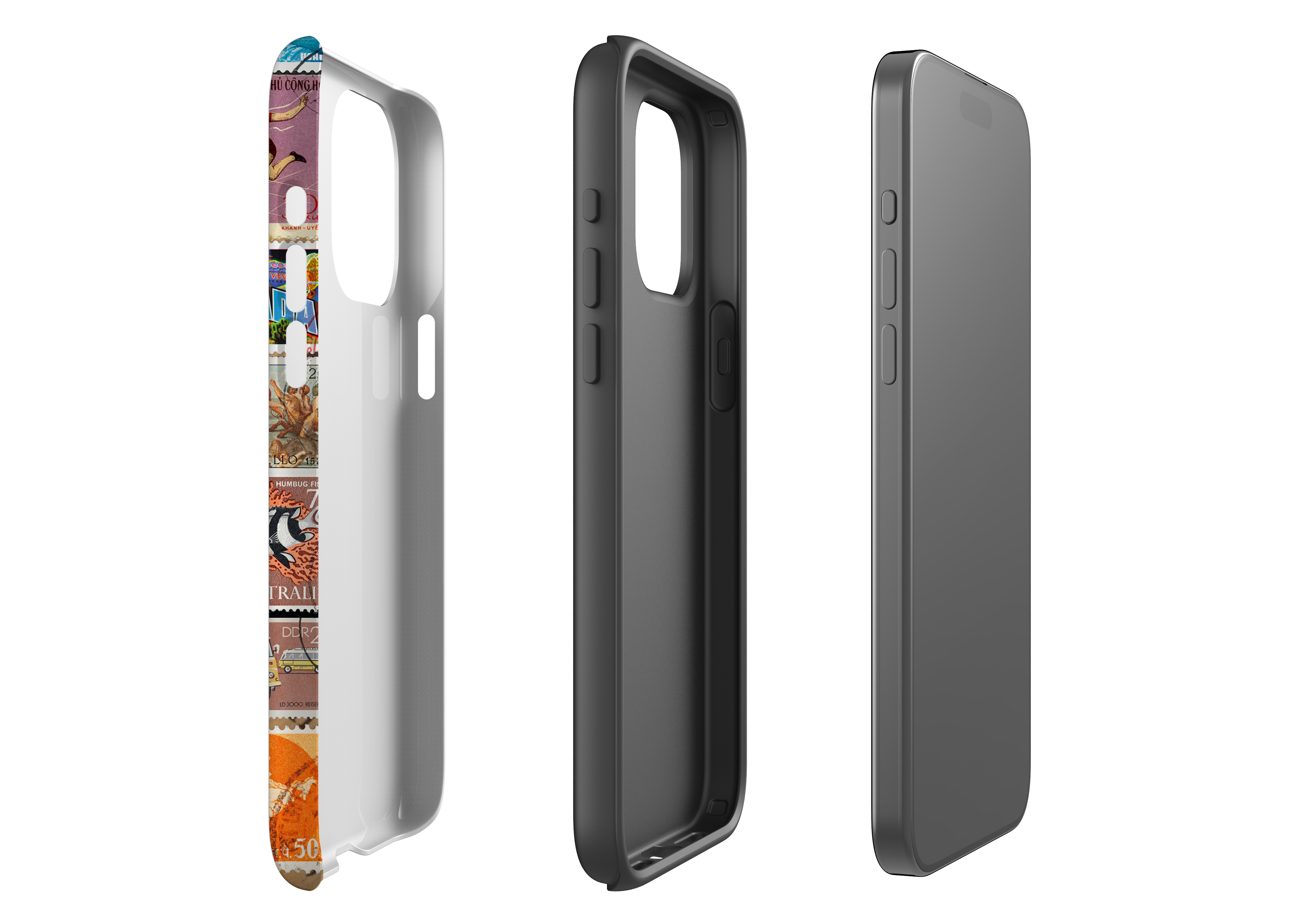 Retro Postmark Case - iPhone 15 Series