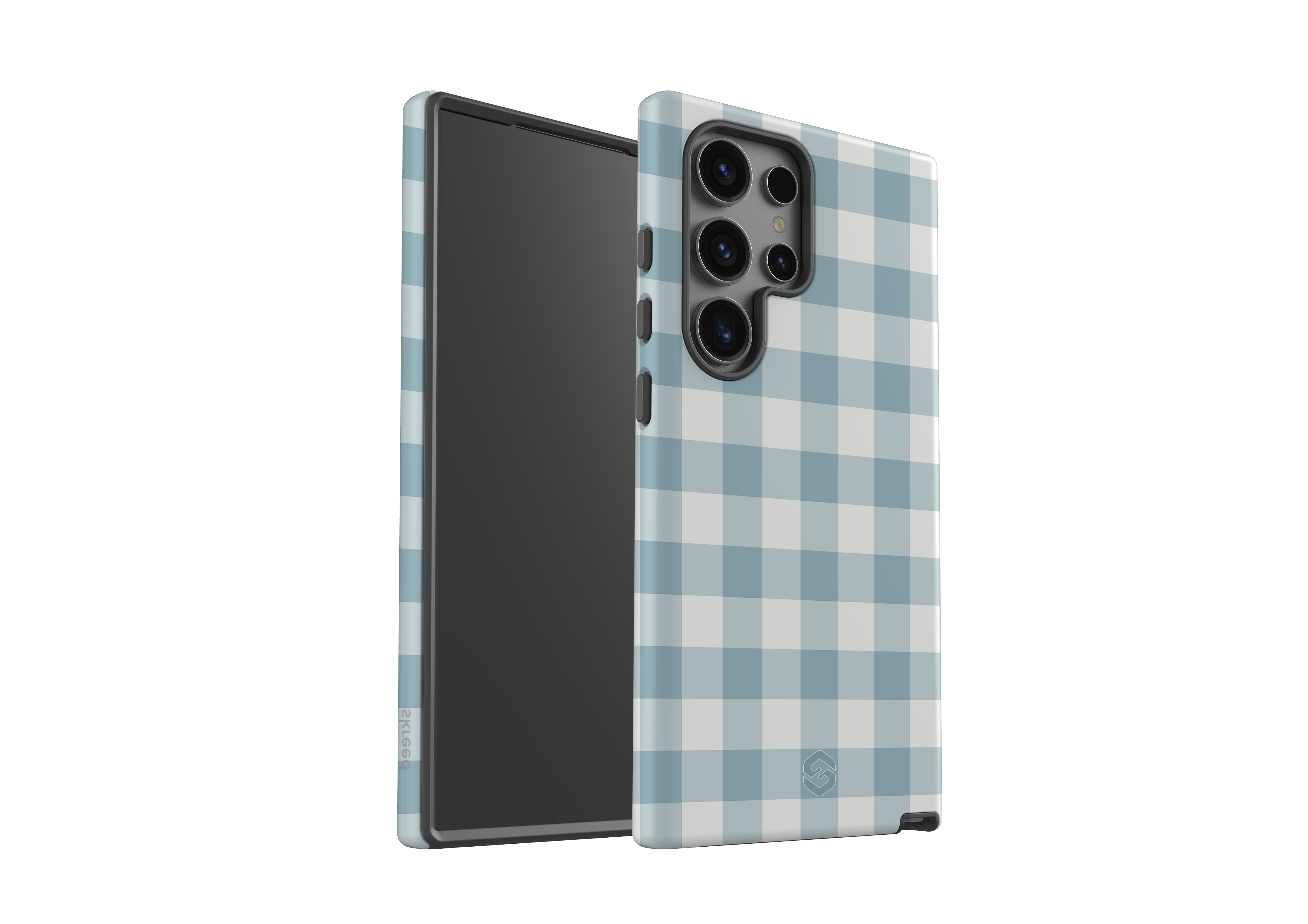 Teal Check Case - Samsung Galaxy S24 Series