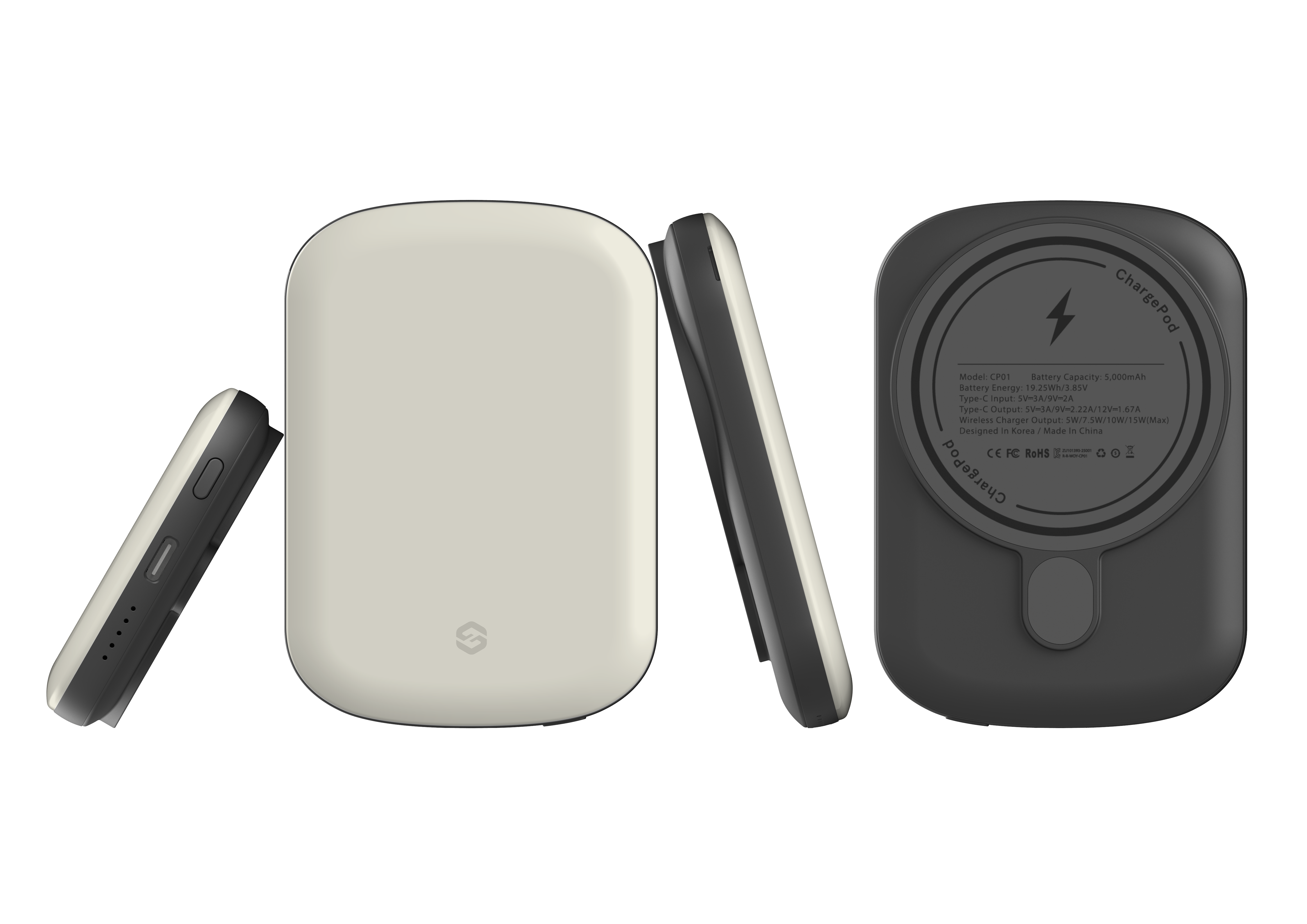 Frosty White MagSafe Power Bank