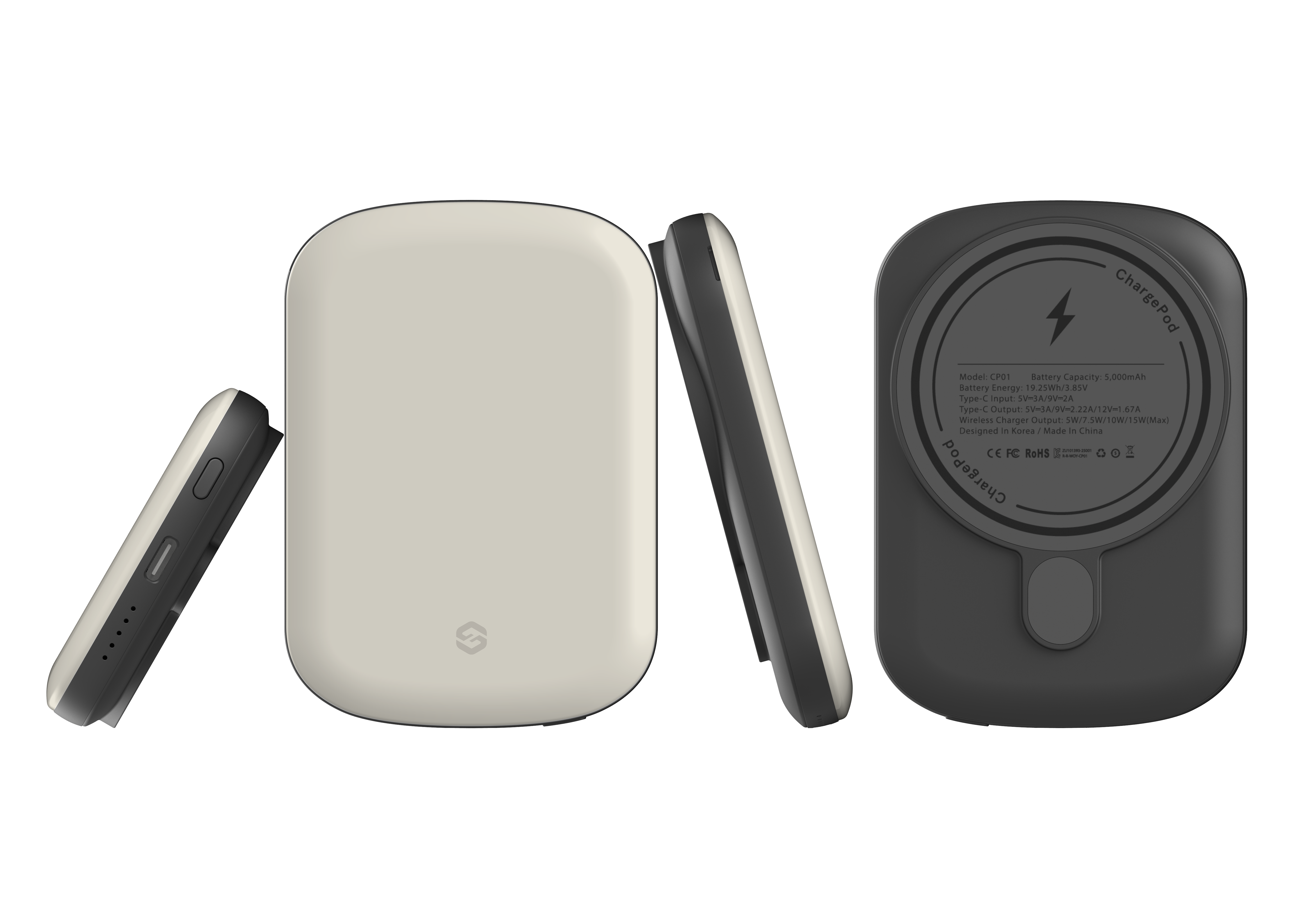 Frosty White MagSafe Power Bank