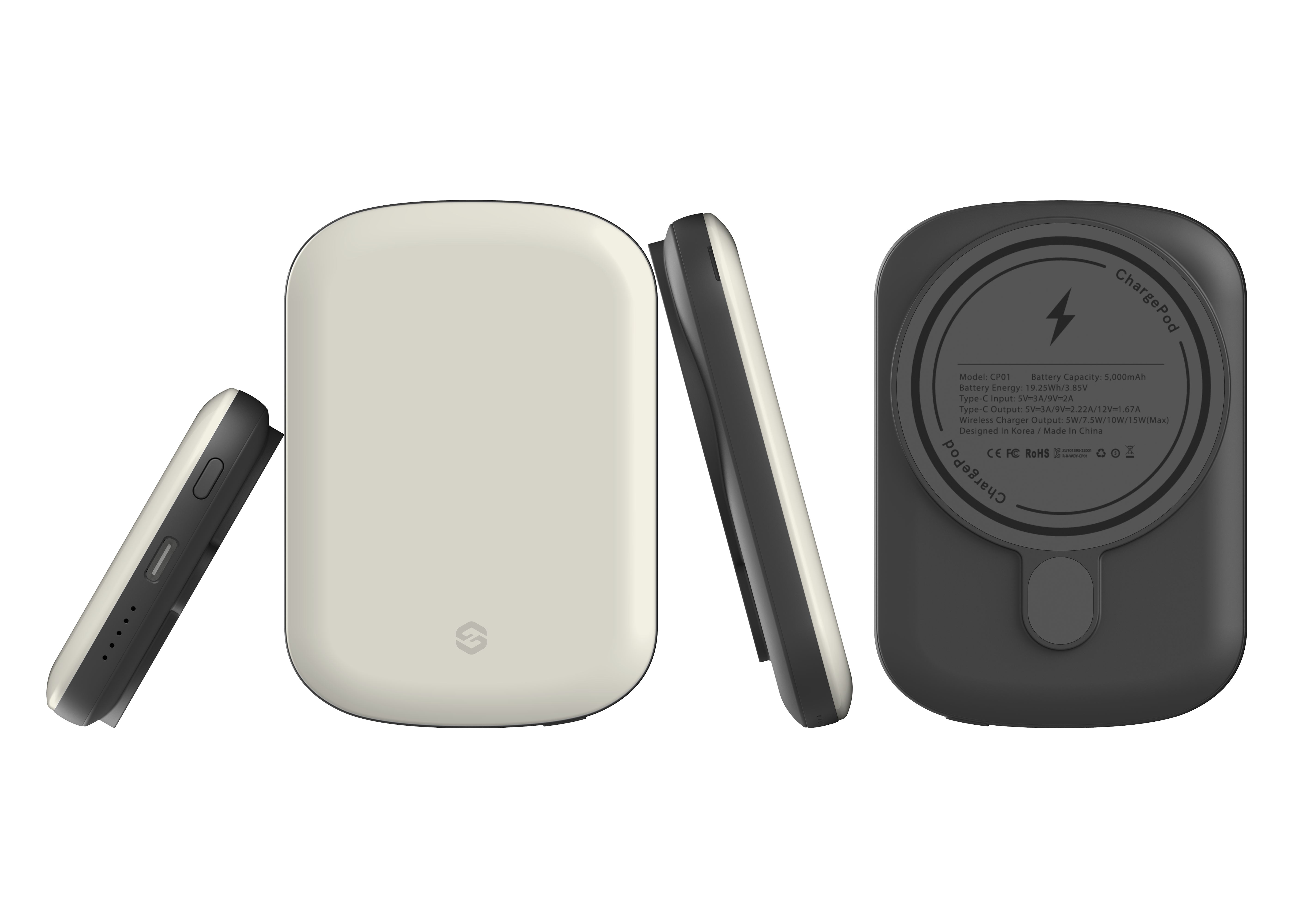 Frosty White MagSafe Power Bank