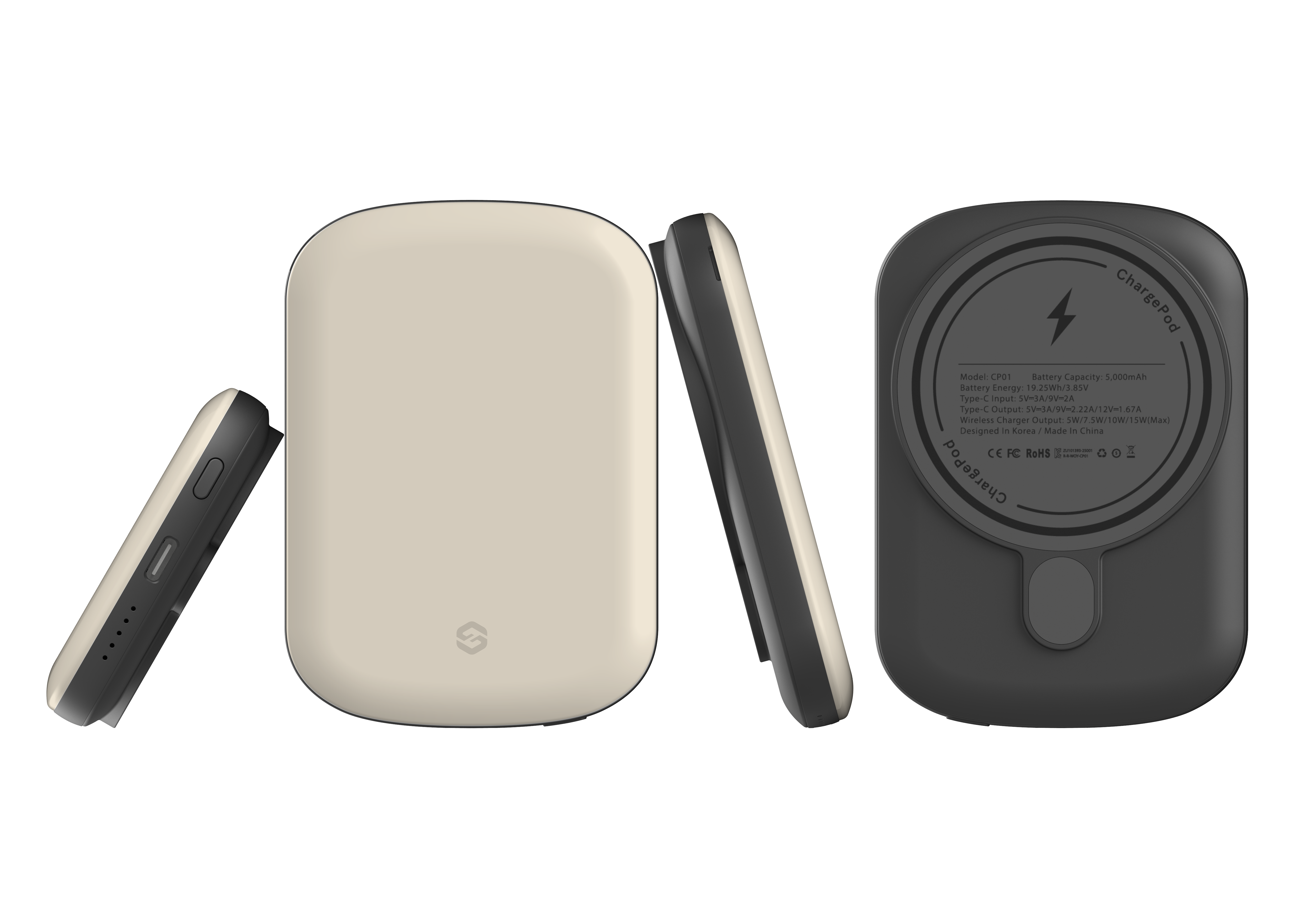 Frosty White MagSafe Power Bank