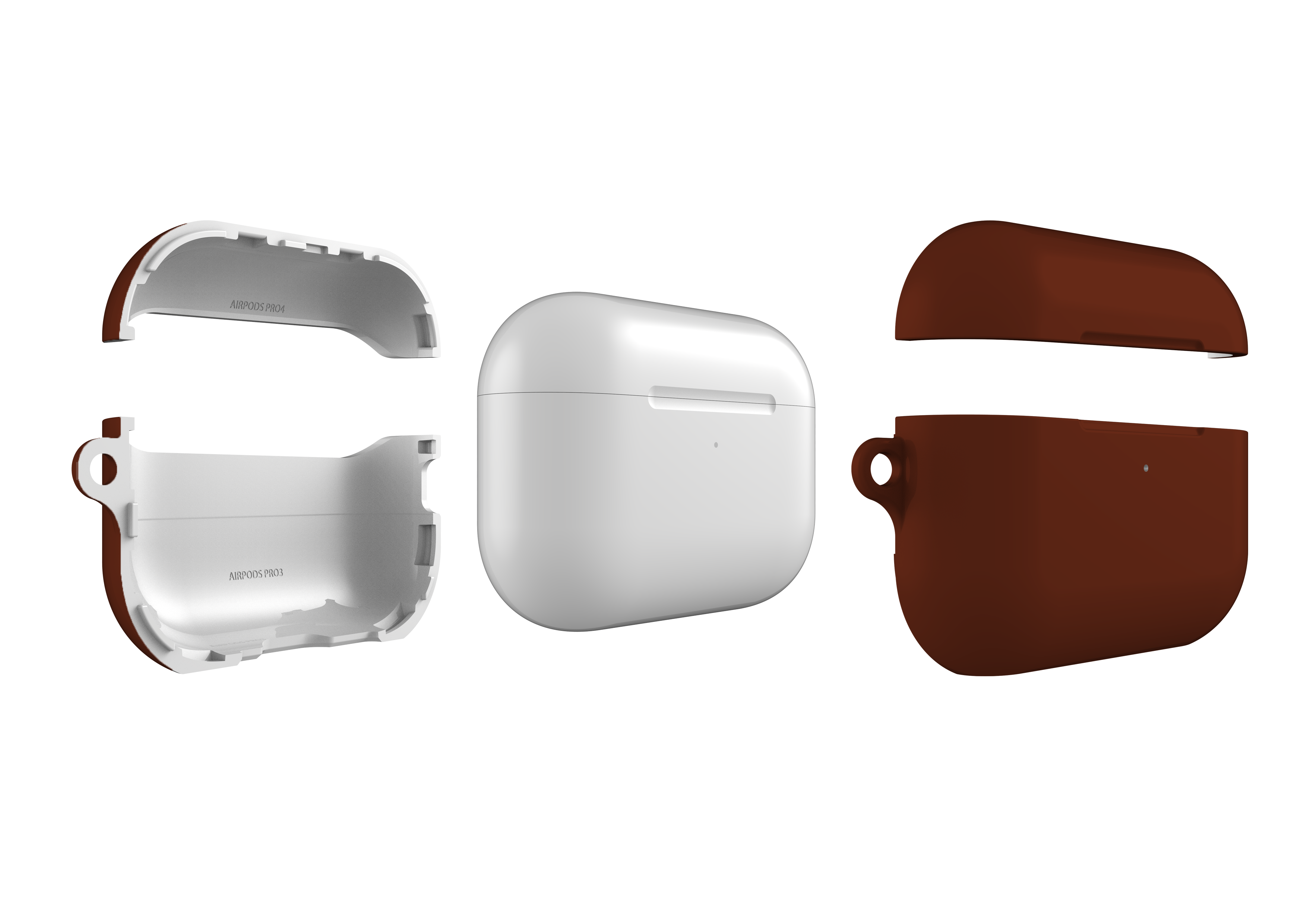 Basic Brown AirPods Pro 3 Case
