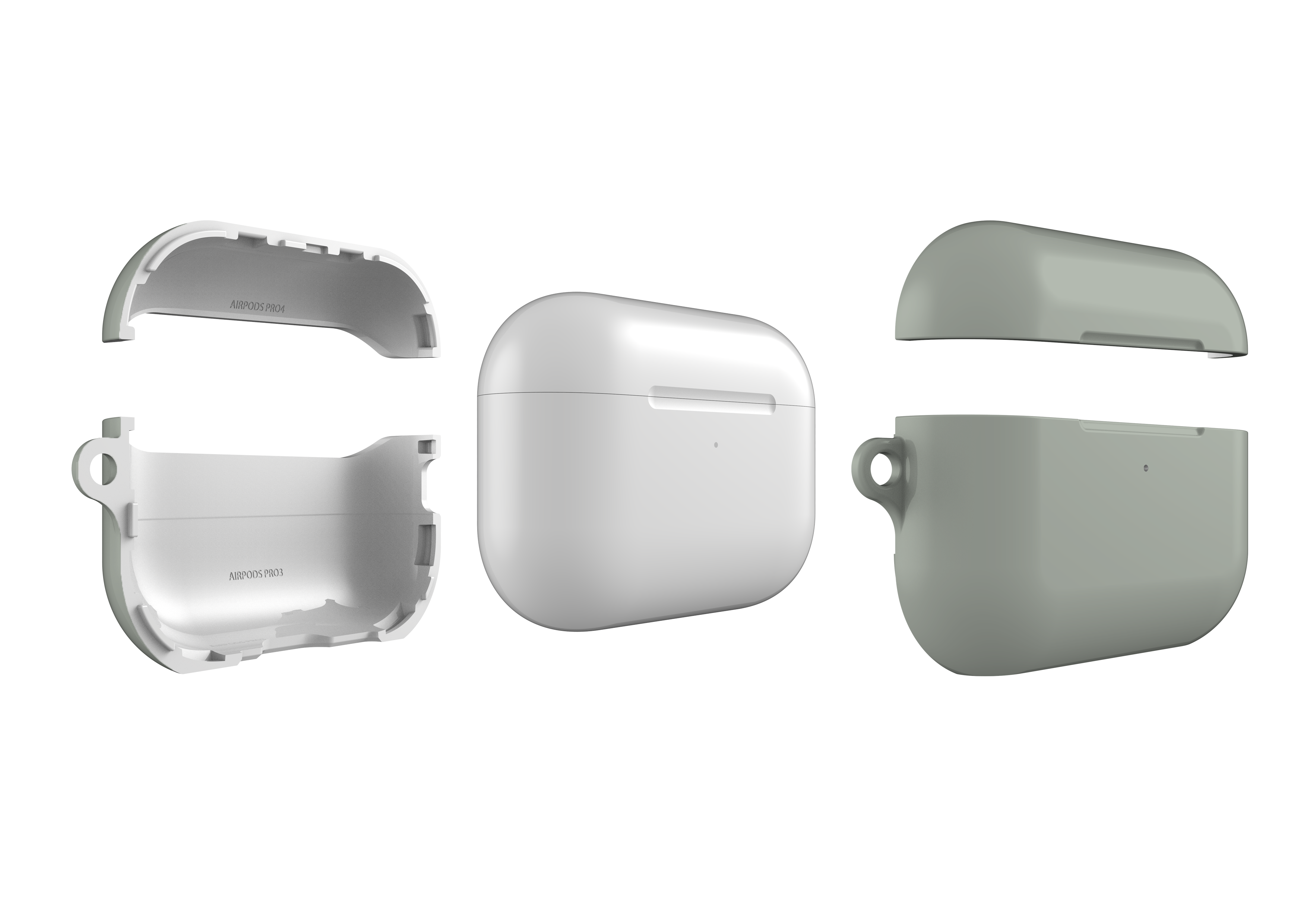 Stormy Grey AirPods Pro 3 Case