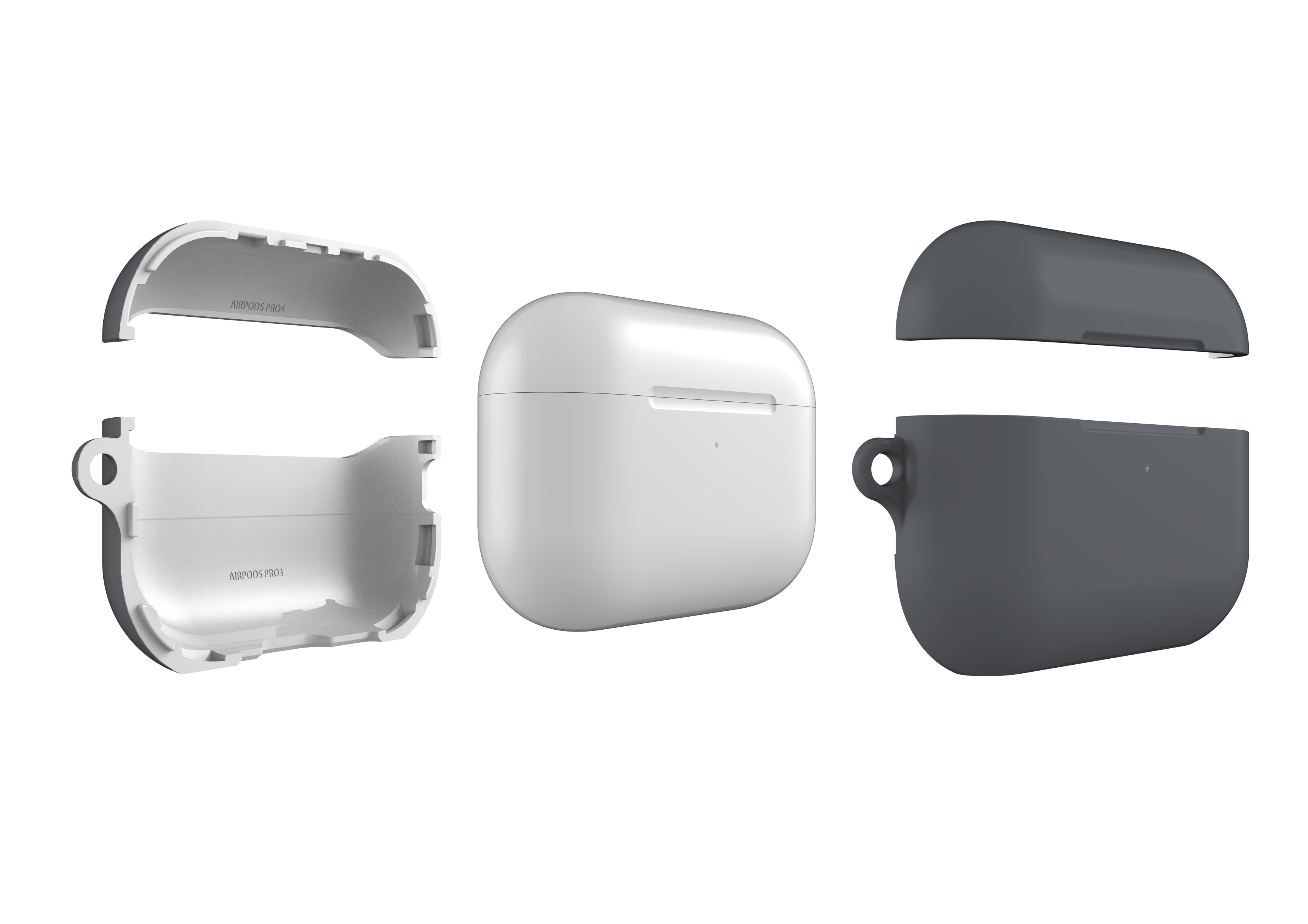 Stormy Grey AirPods Pro 3 Case