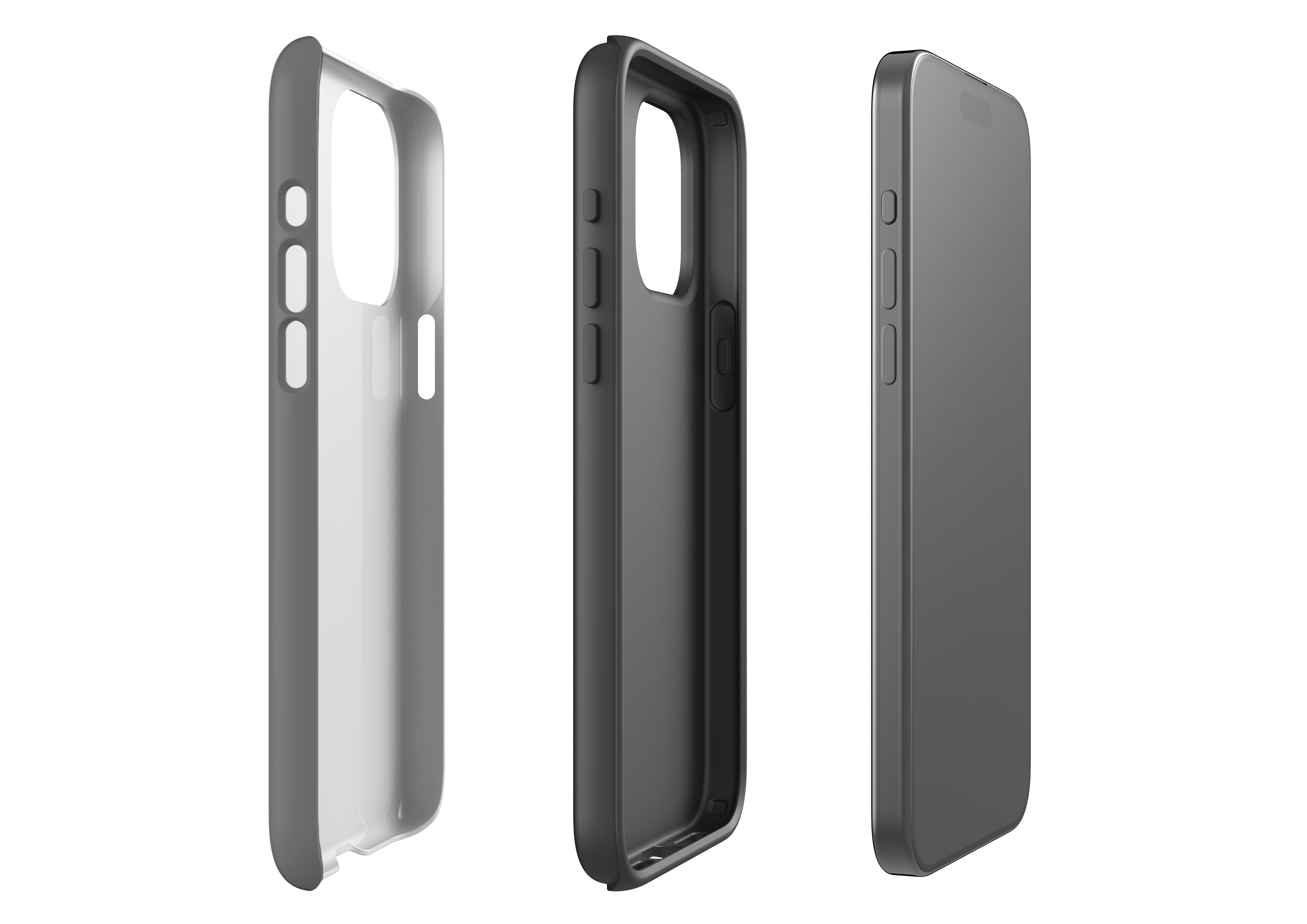 Stormy Grey Case - iPhone 15 Series