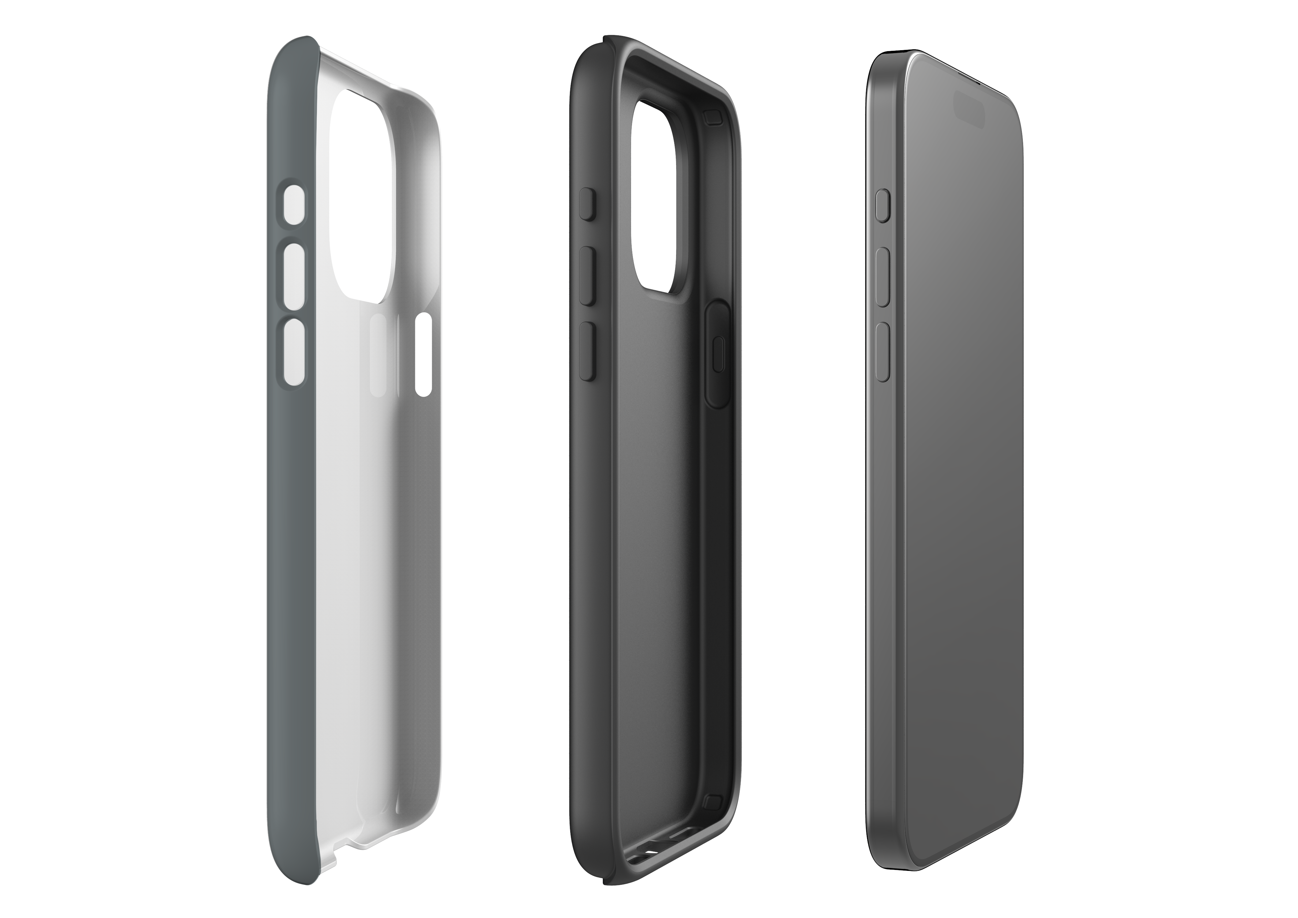 Stormy Grey Case - iPhone 15 Series