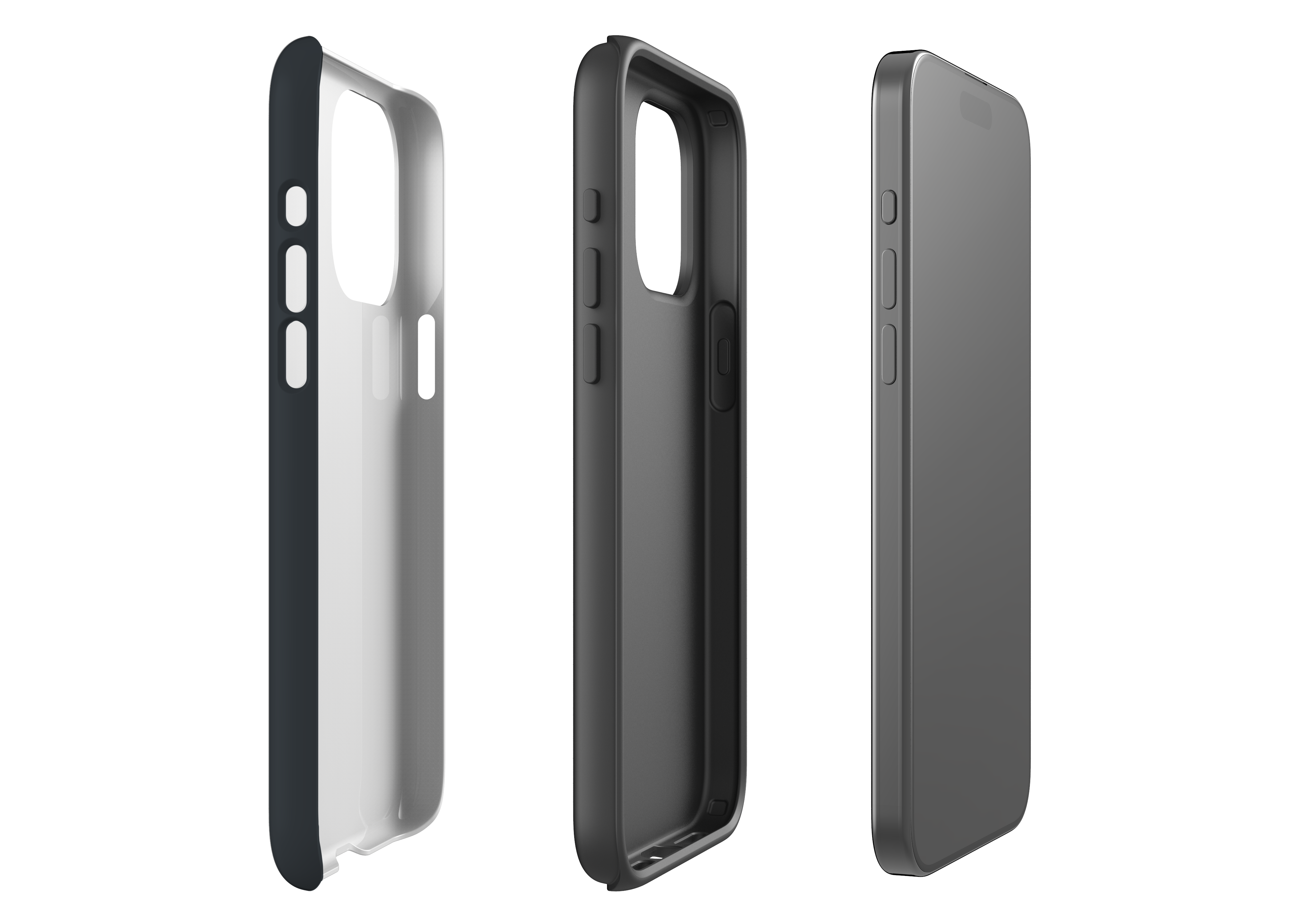 Stormy Grey Case - iPhone 15 Series