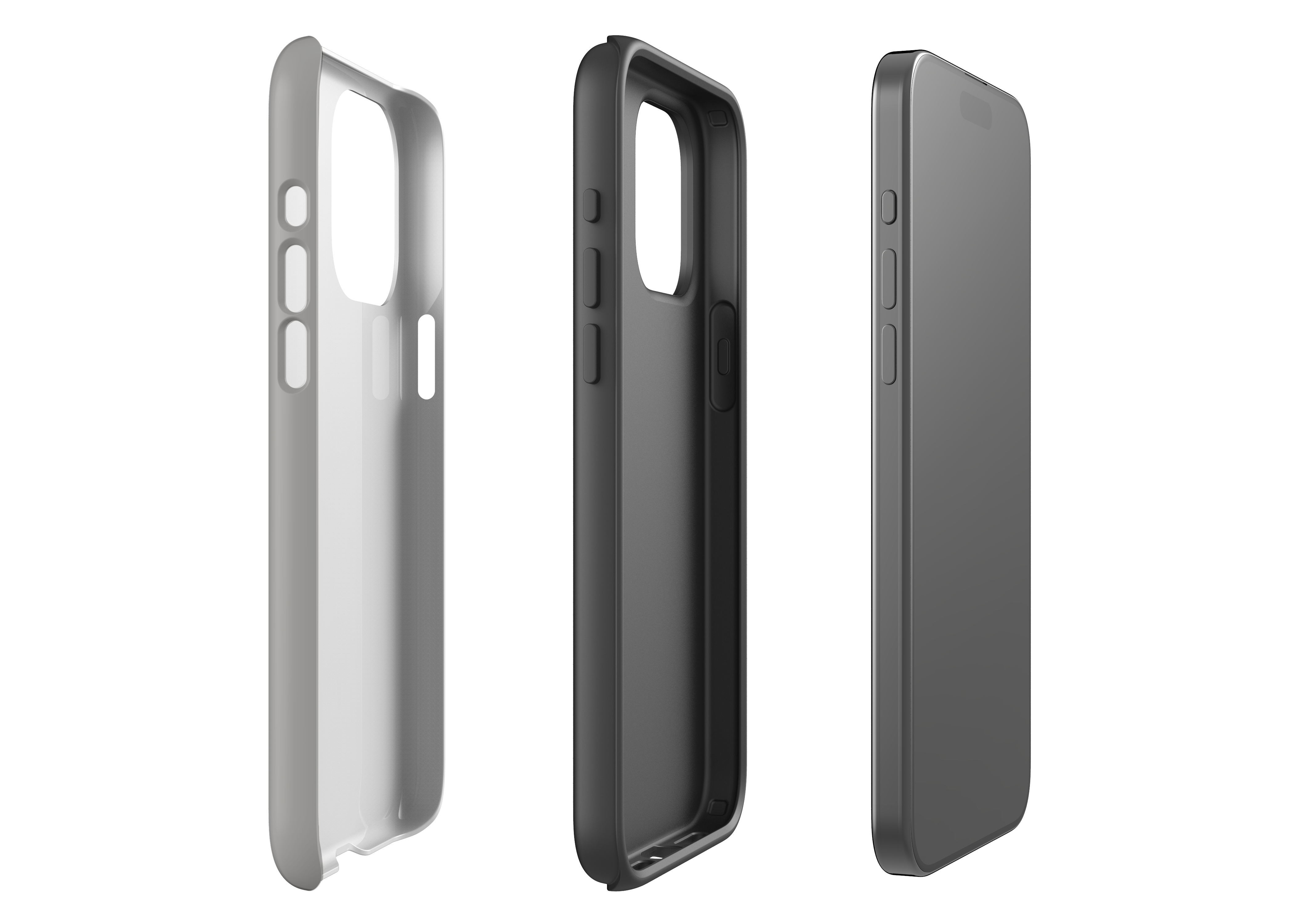 Stormy Grey Case - iPhone 15 Series