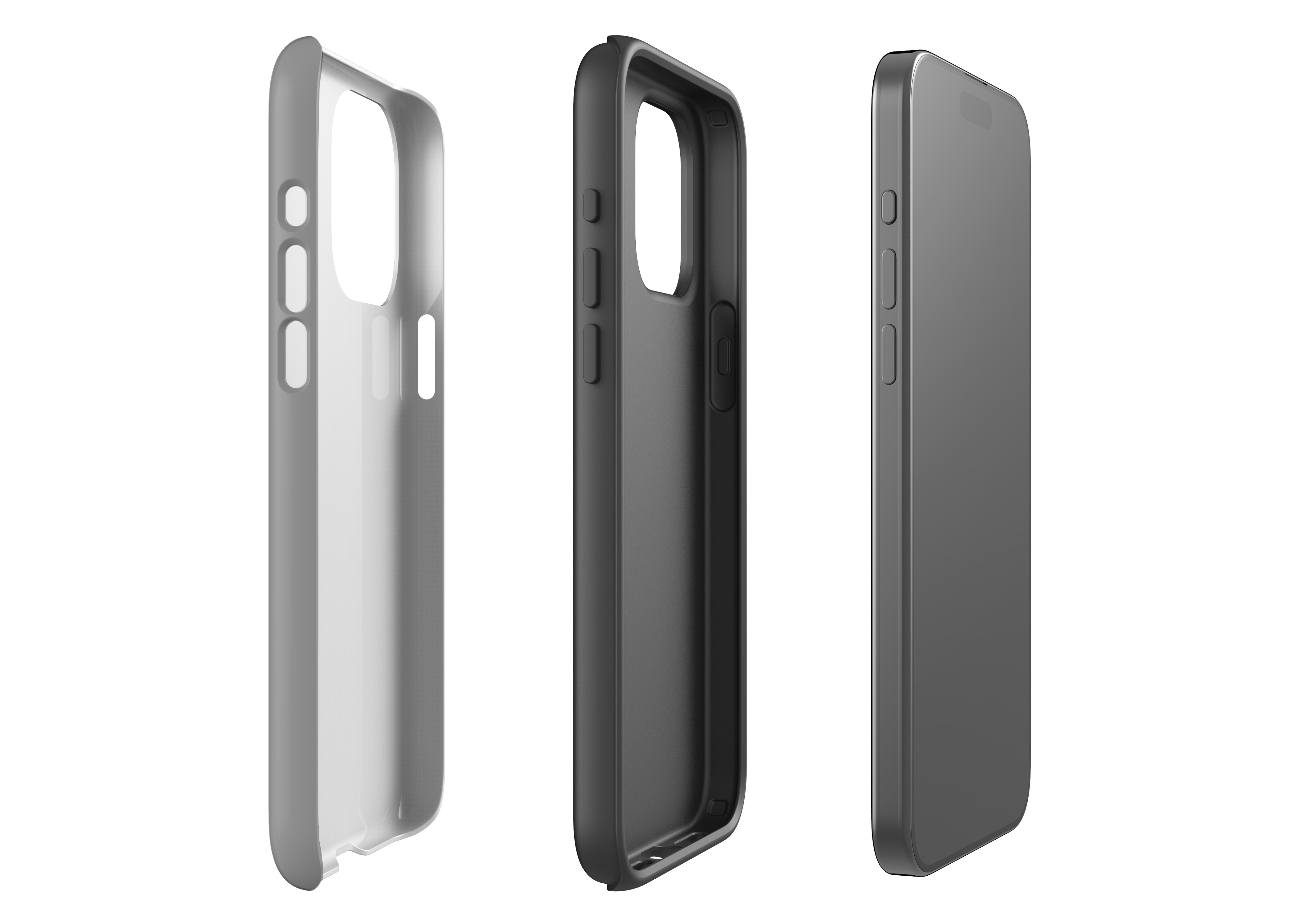 Stormy Grey Case - iPhone 15 Series