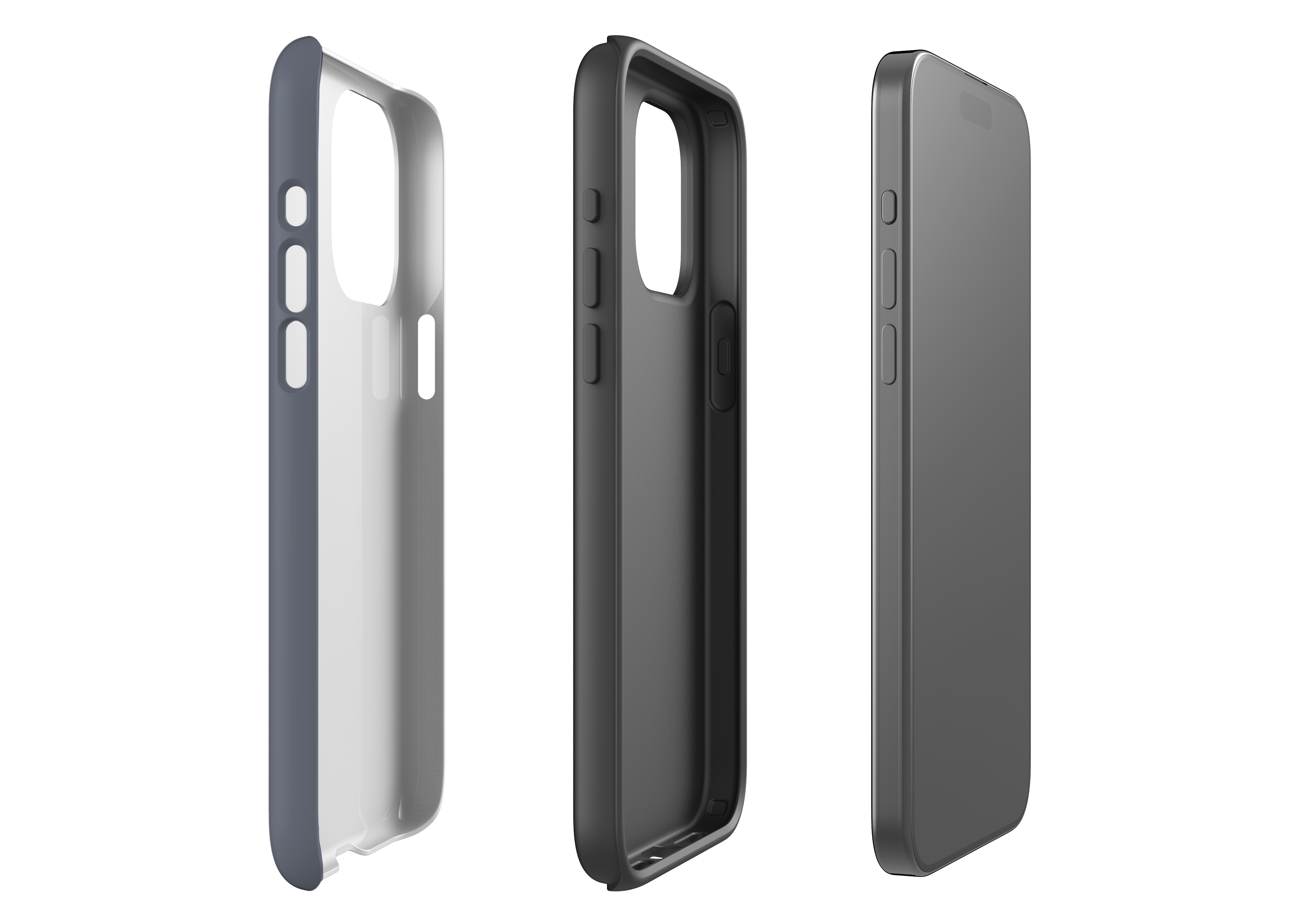 Stormy Grey Case - iPhone 15 Series