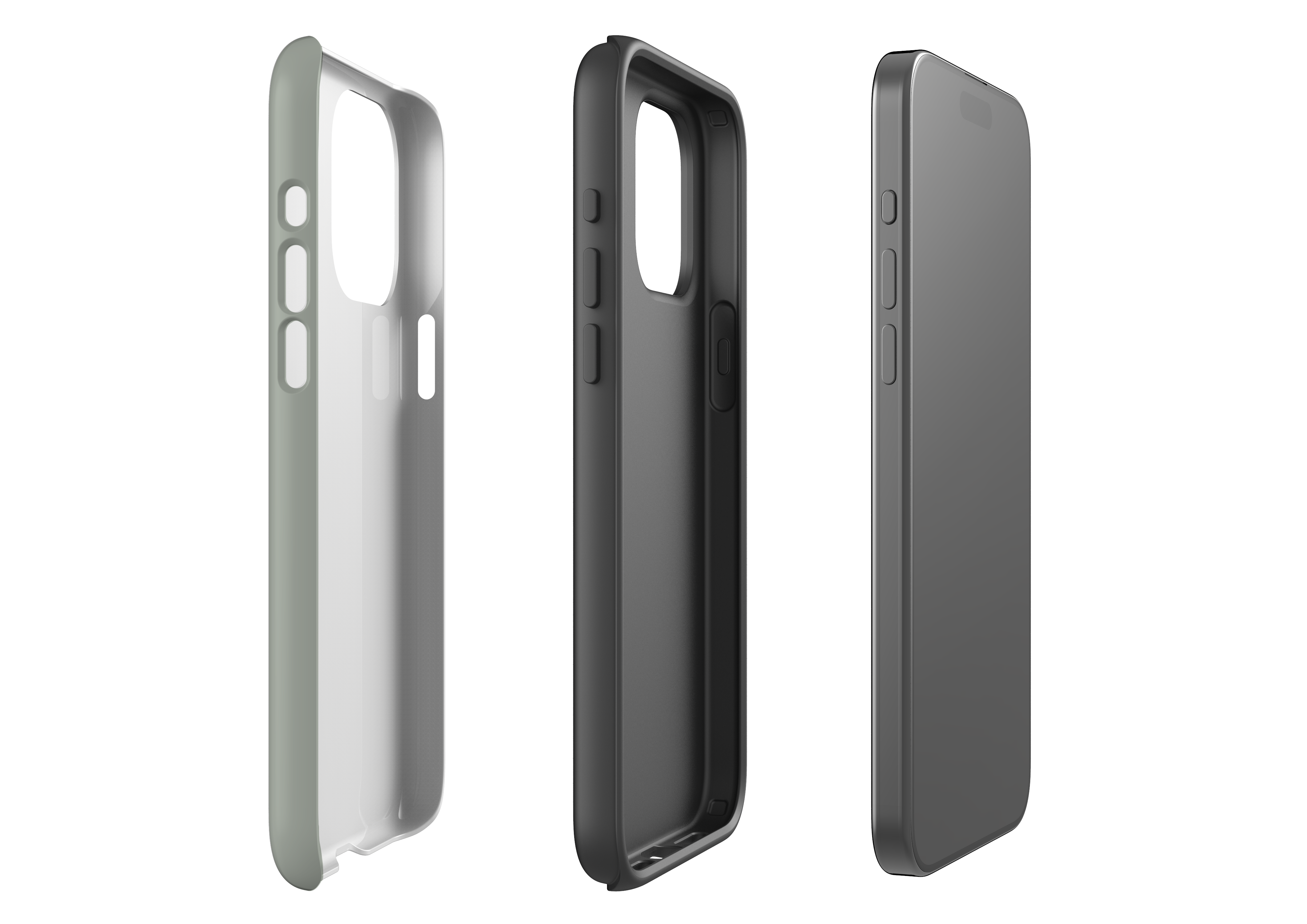 Stormy Grey Case - iPhone 15 Series