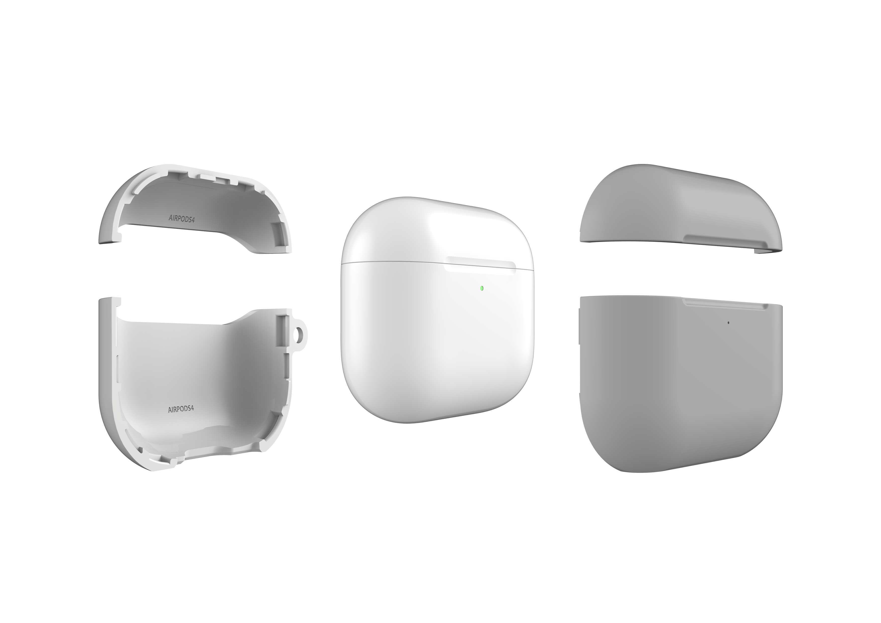 Stormy Grey AirPods 4 Case