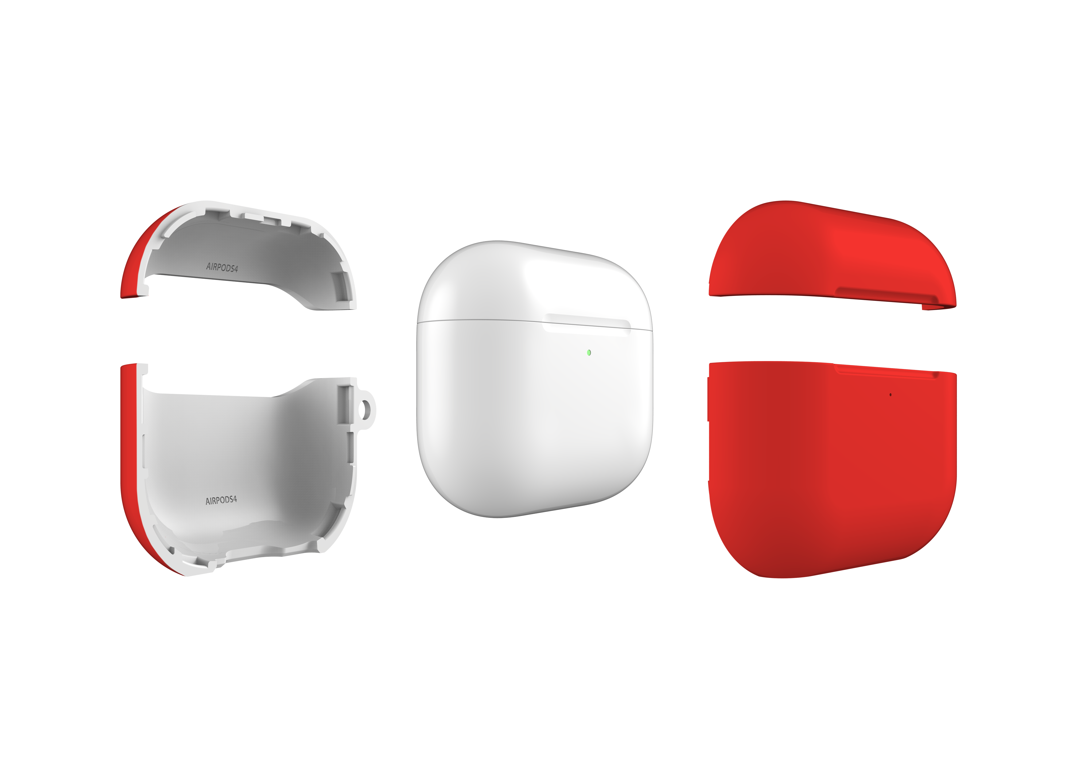Roaring Red AirPods 4 Case