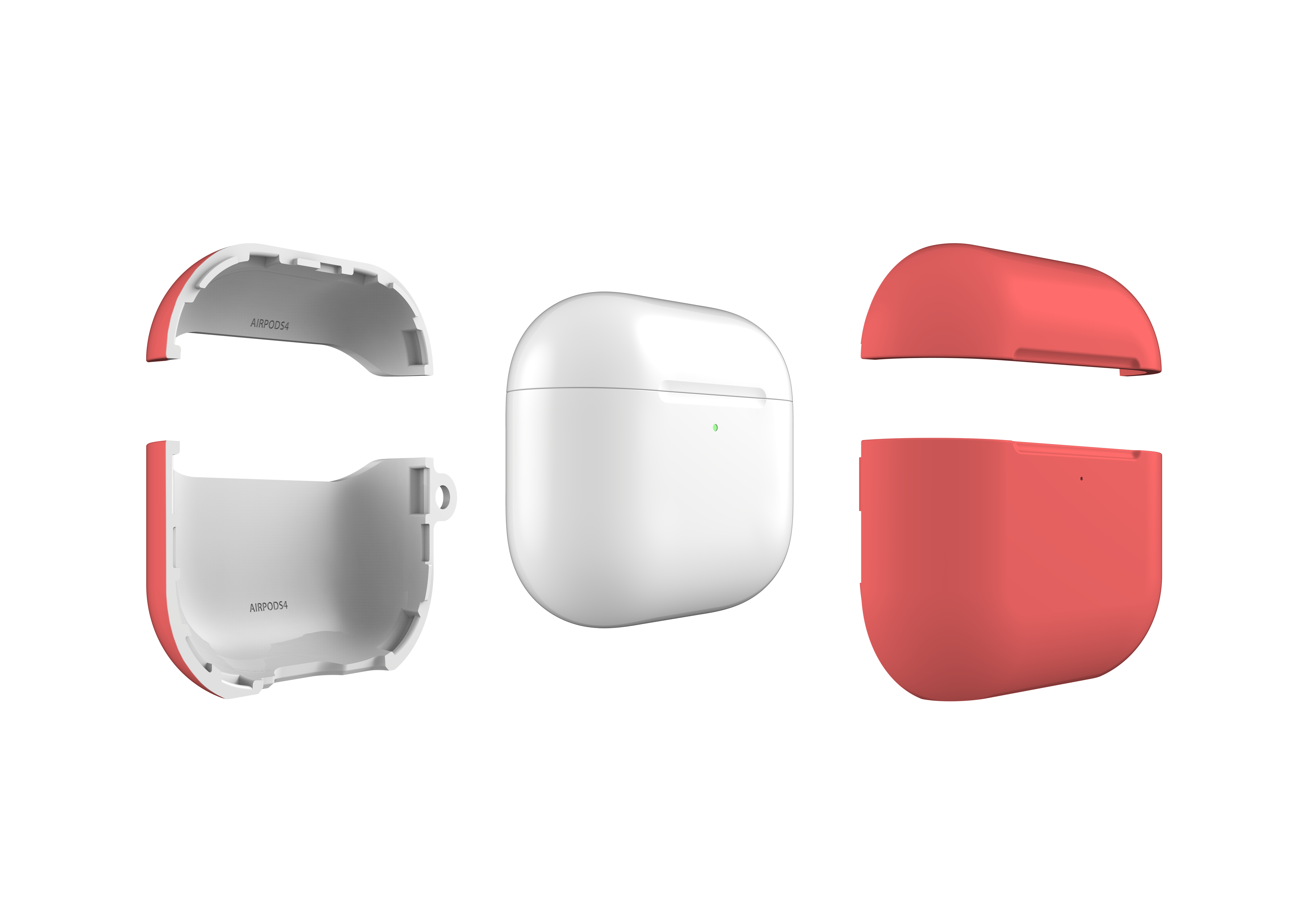 Roaring Red AirPods 4 Case