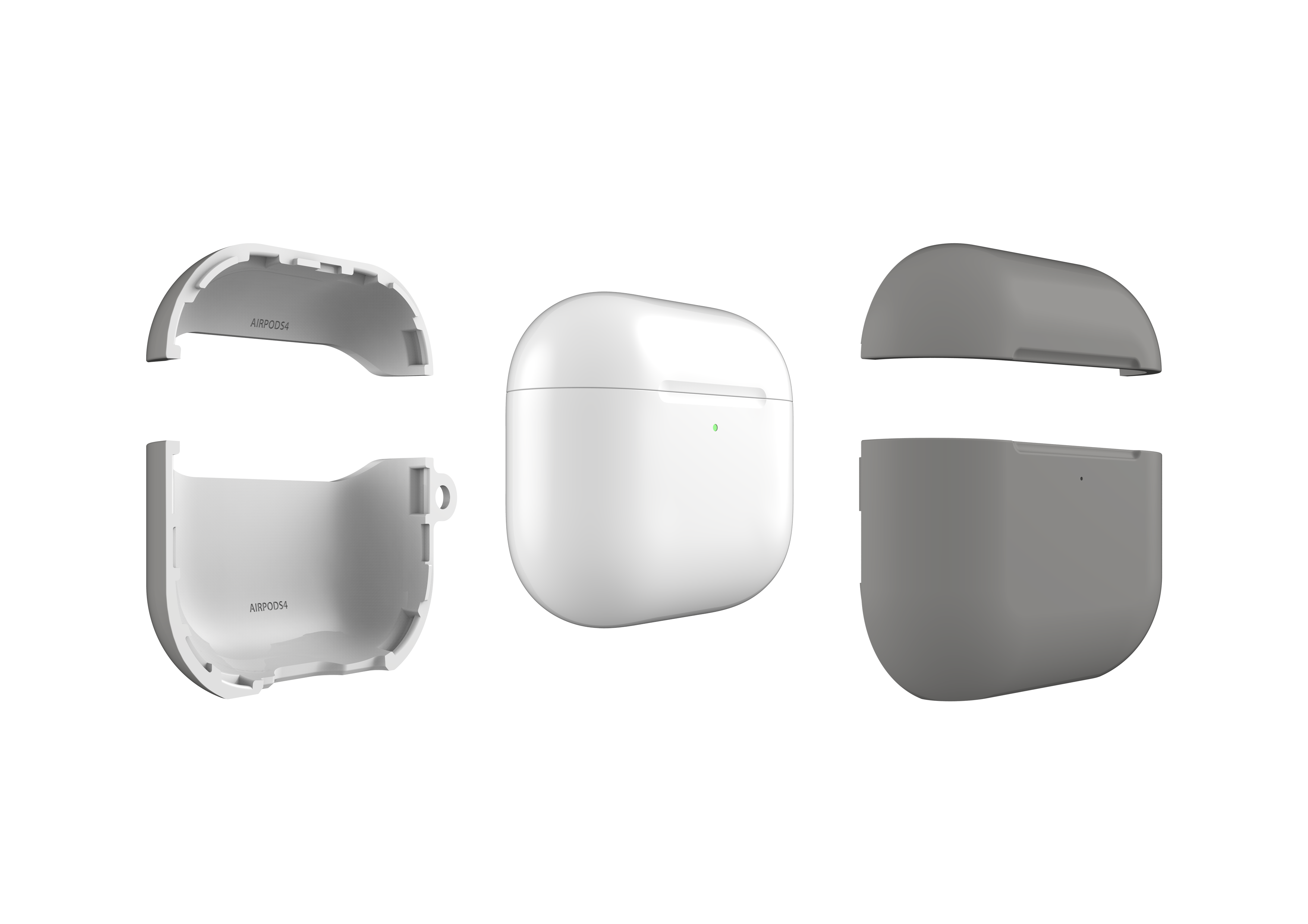Stormy Grey AirPods 4 Case