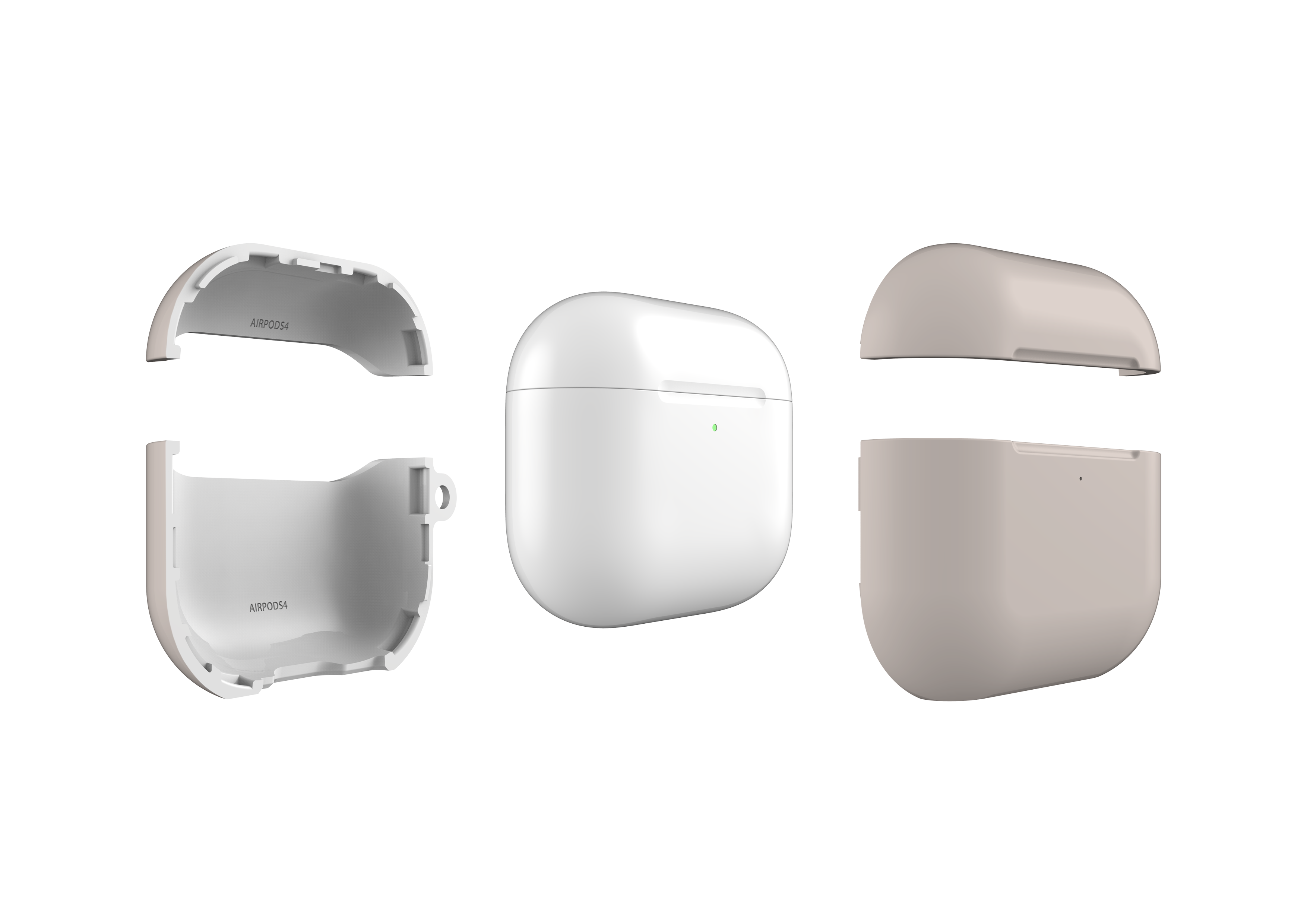Basic Brown AirPods 4 Case