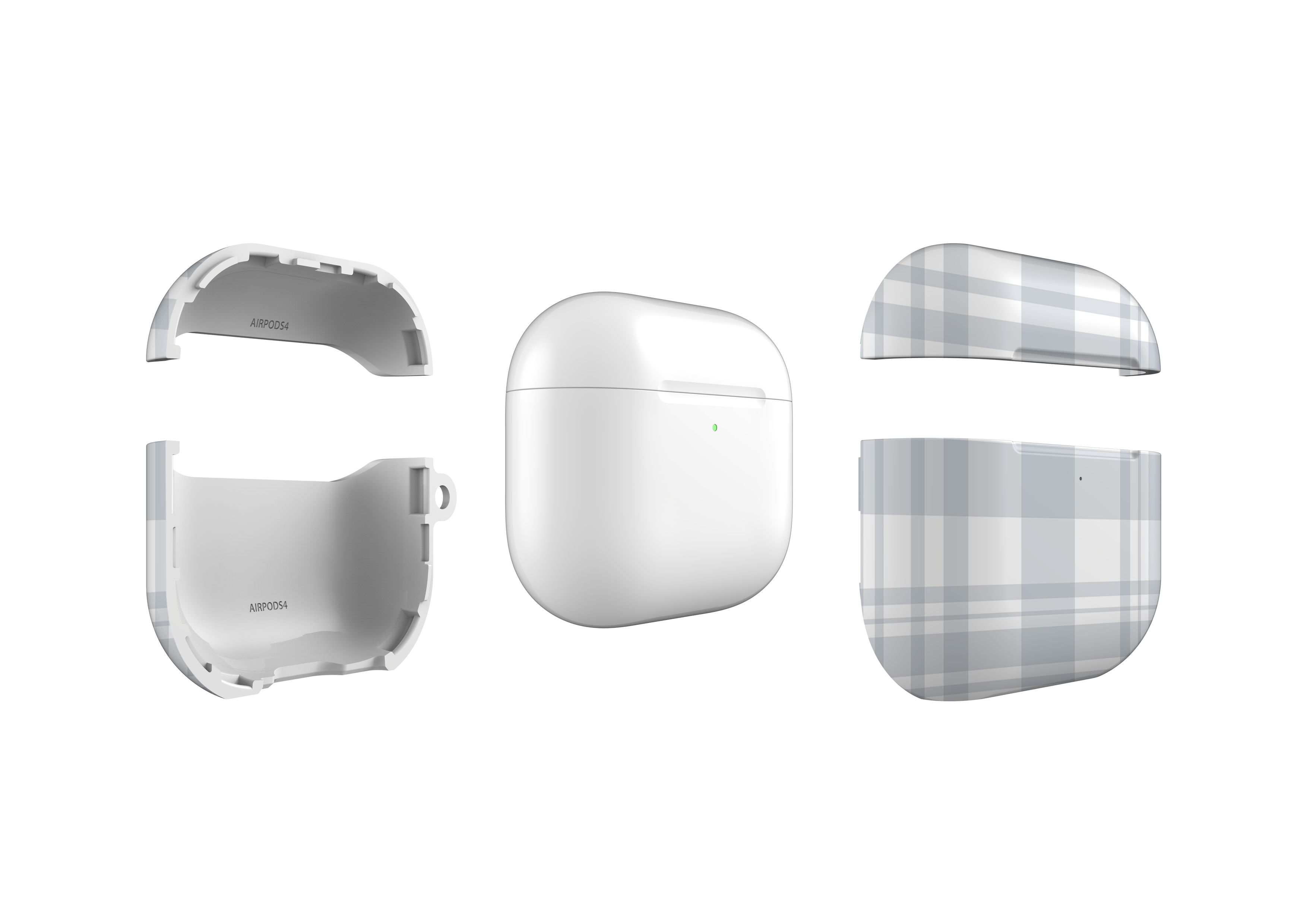 Slate Check Airpods 4 Case