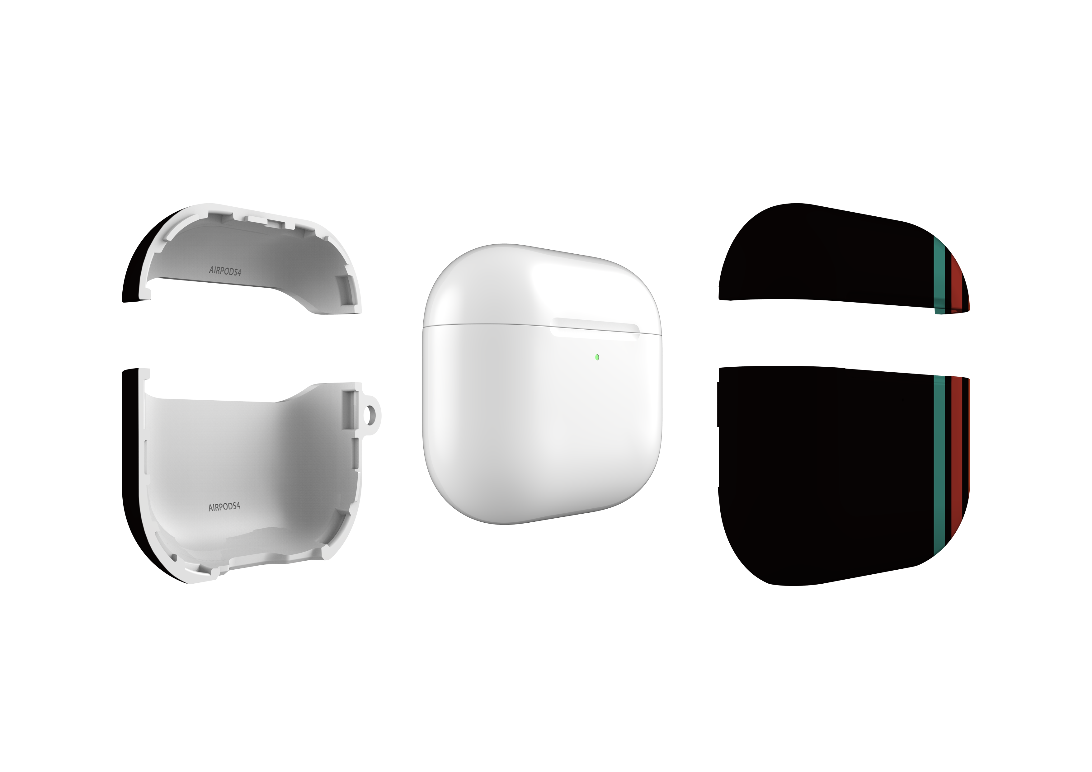 Vivid Stripes Airpods 4 Case