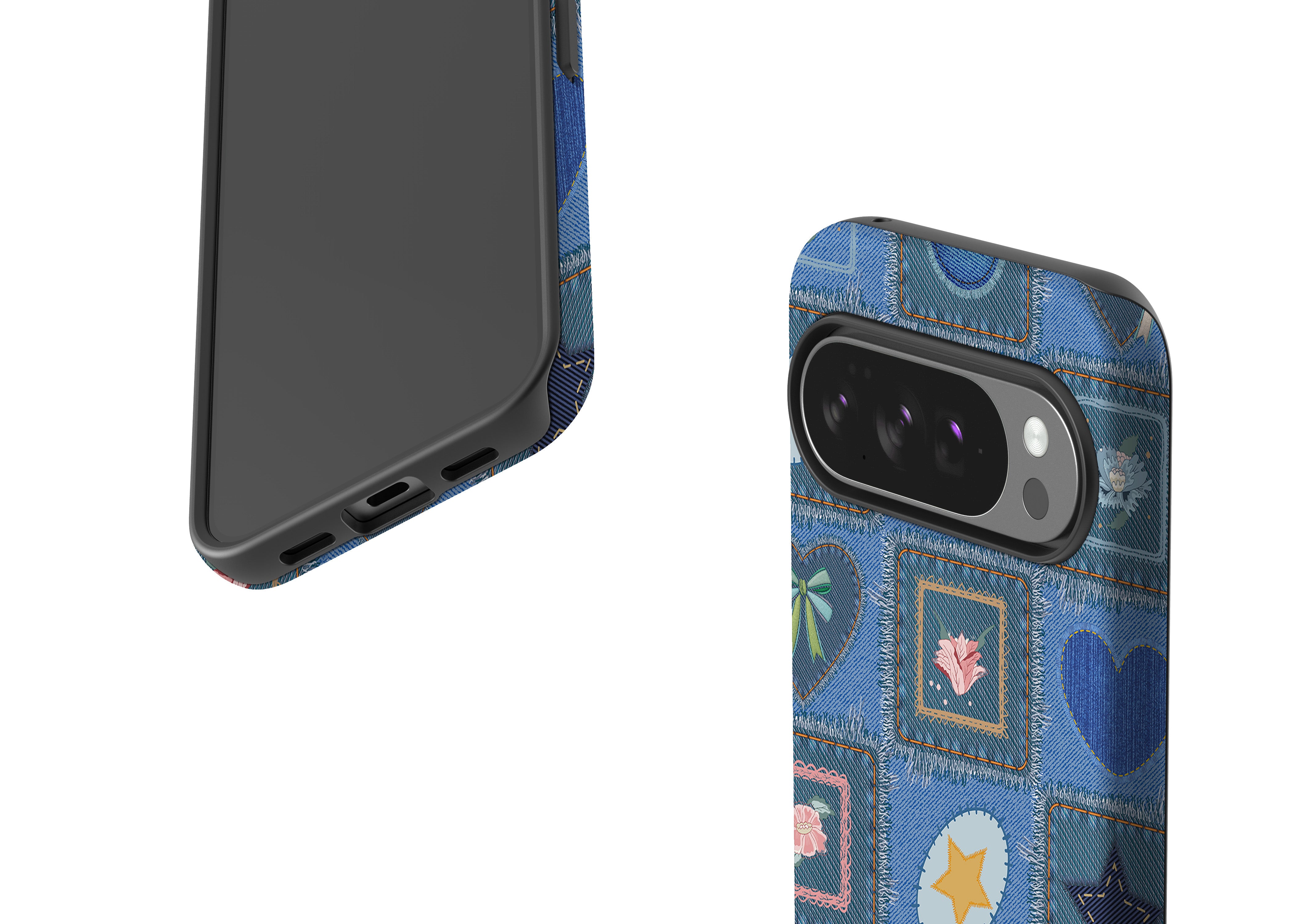 Denim Patchwork Case - Google Pixel 10 Series