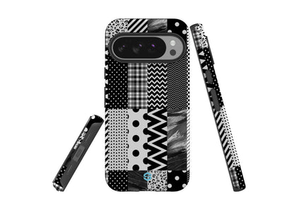 Noir Patchwork Case - Google Pixel 10 Series