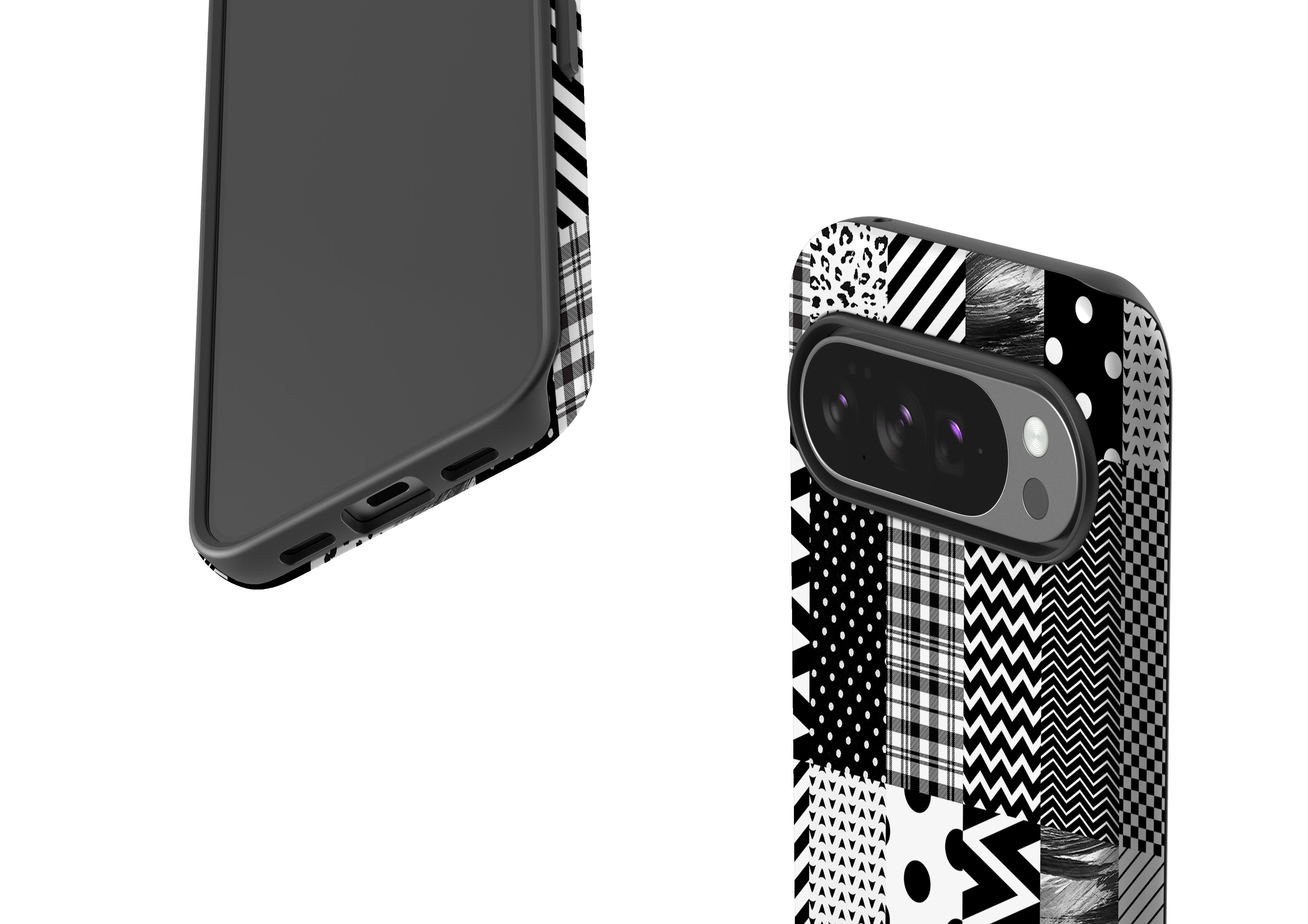 Noir Patchwork Case - Google Pixel 10 Series