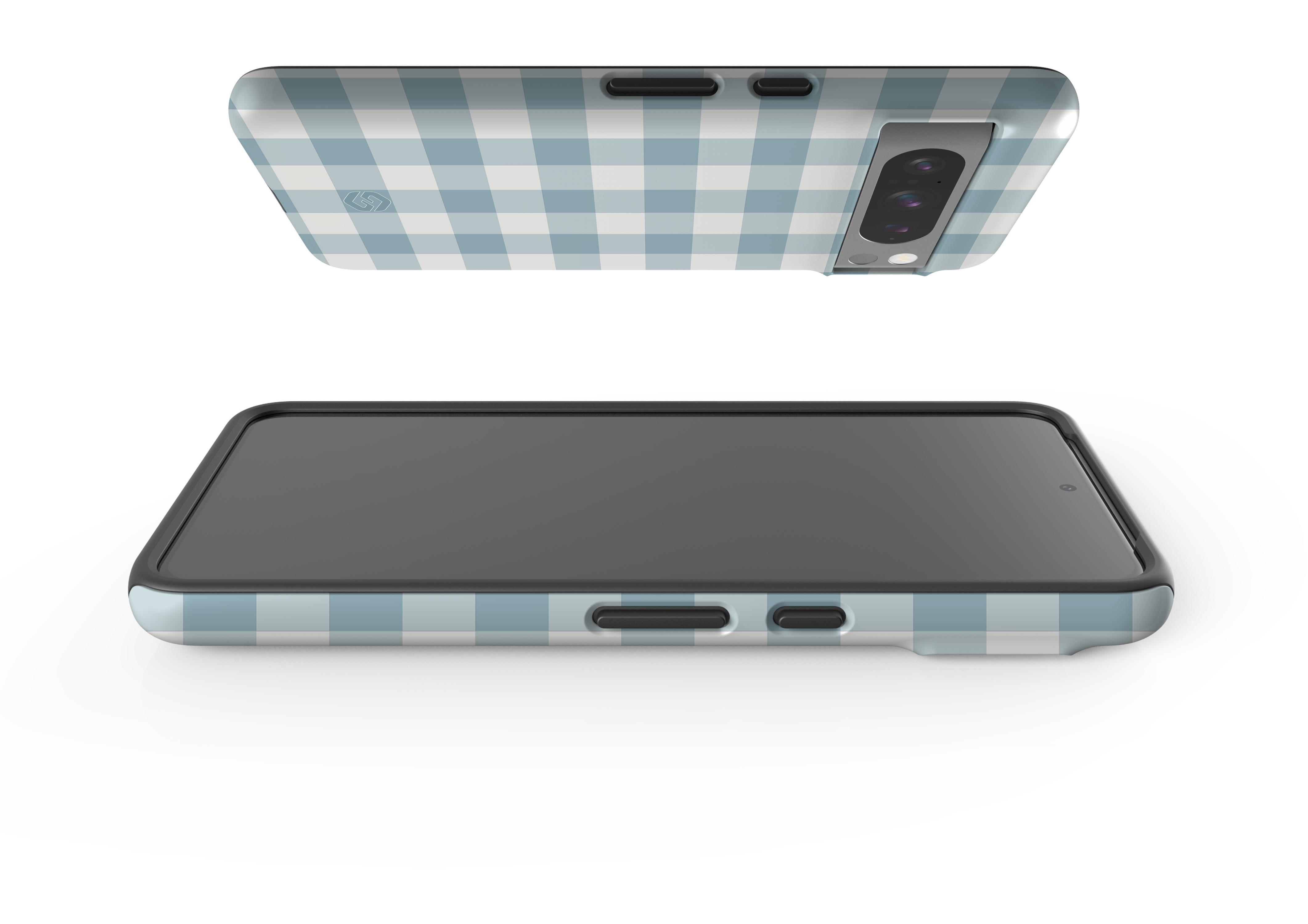 Teal Check Case - Google Pixel Series