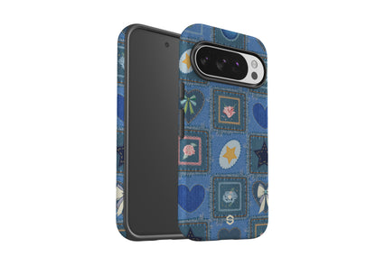 Denim Patchwork Case - Google Pixel 10 Series