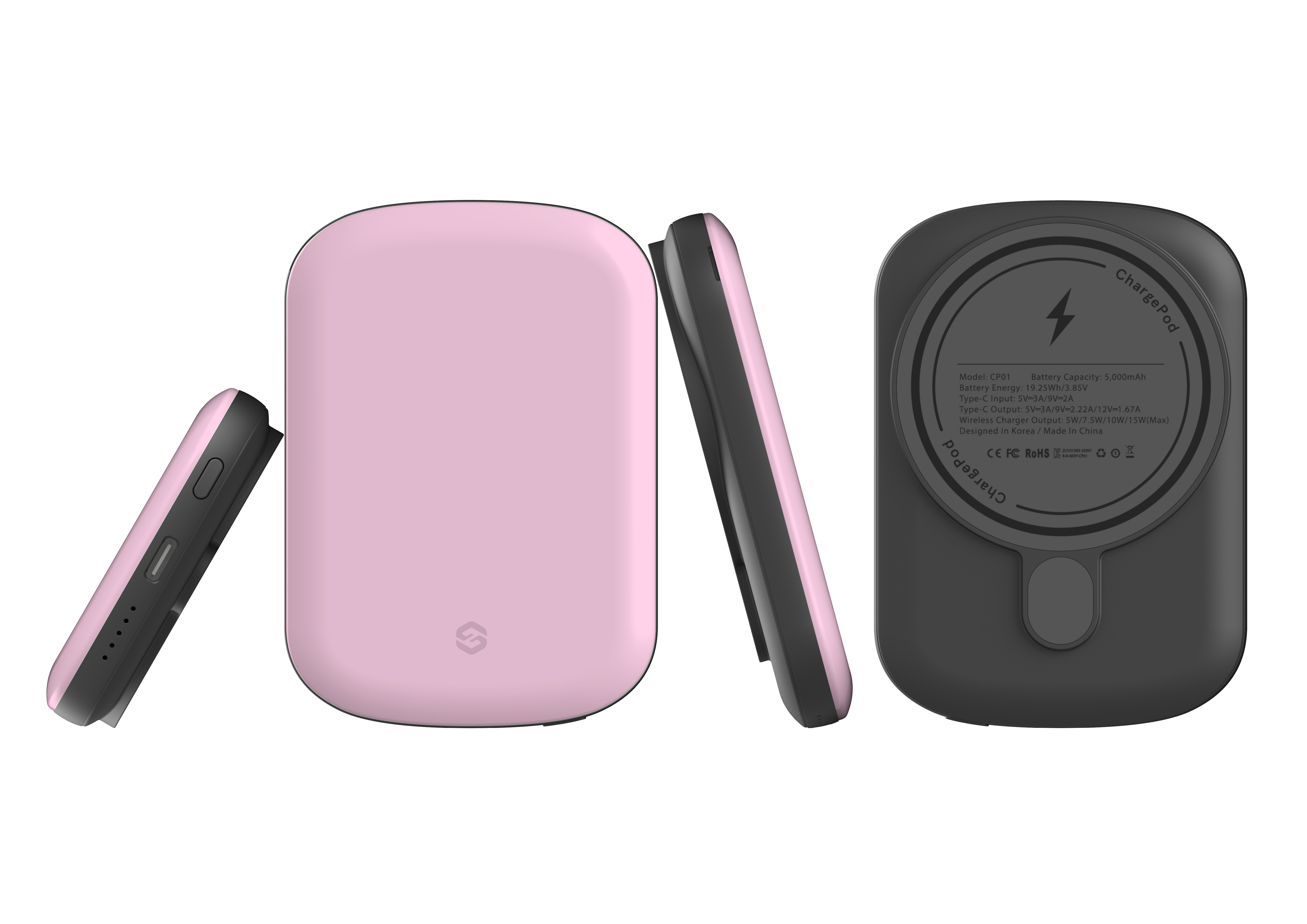 Playful Pink MagSafe Power Bank
