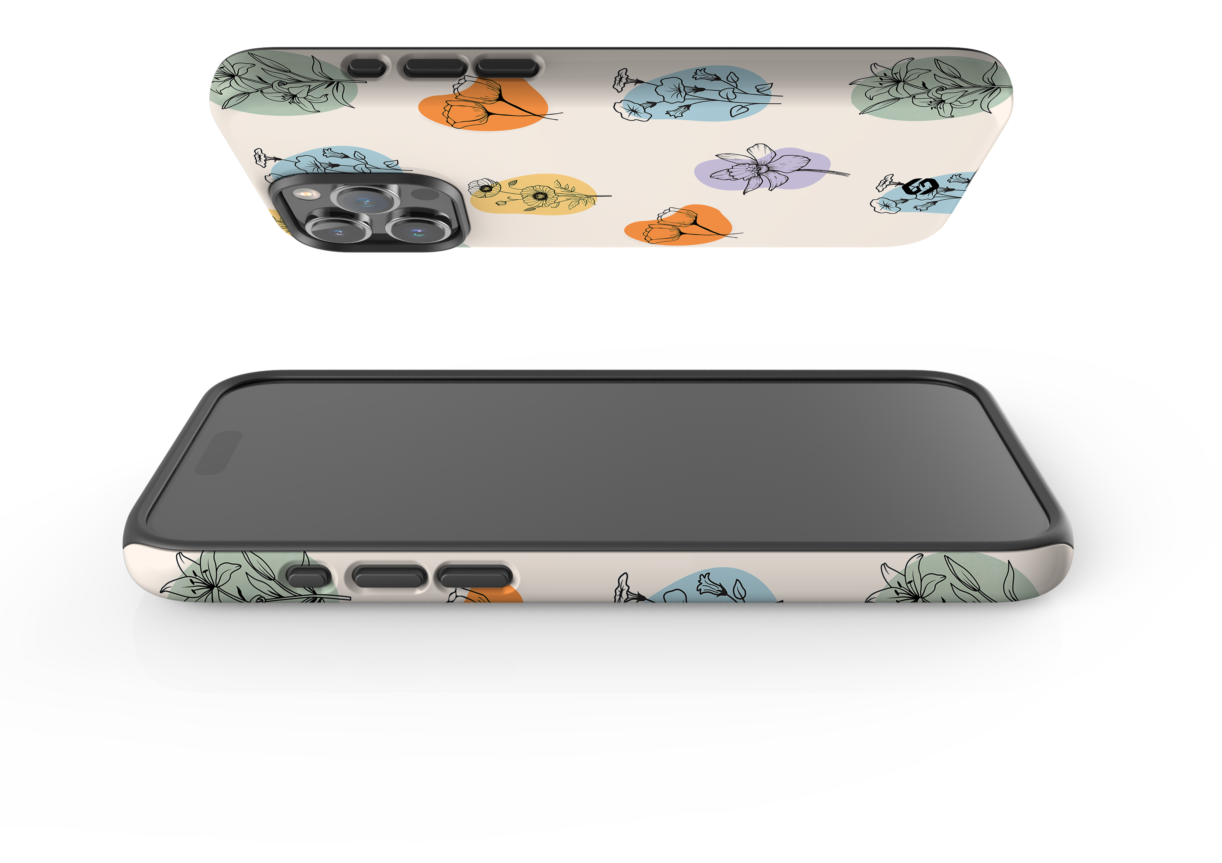 Modern Flora Case - iPhone 15 Series