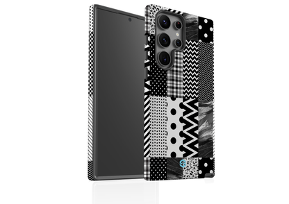 Noir Patchwork Case - Samsung Galaxy S23 Series