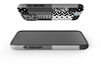 Noir Patchwork Case - iPhone 15 Series