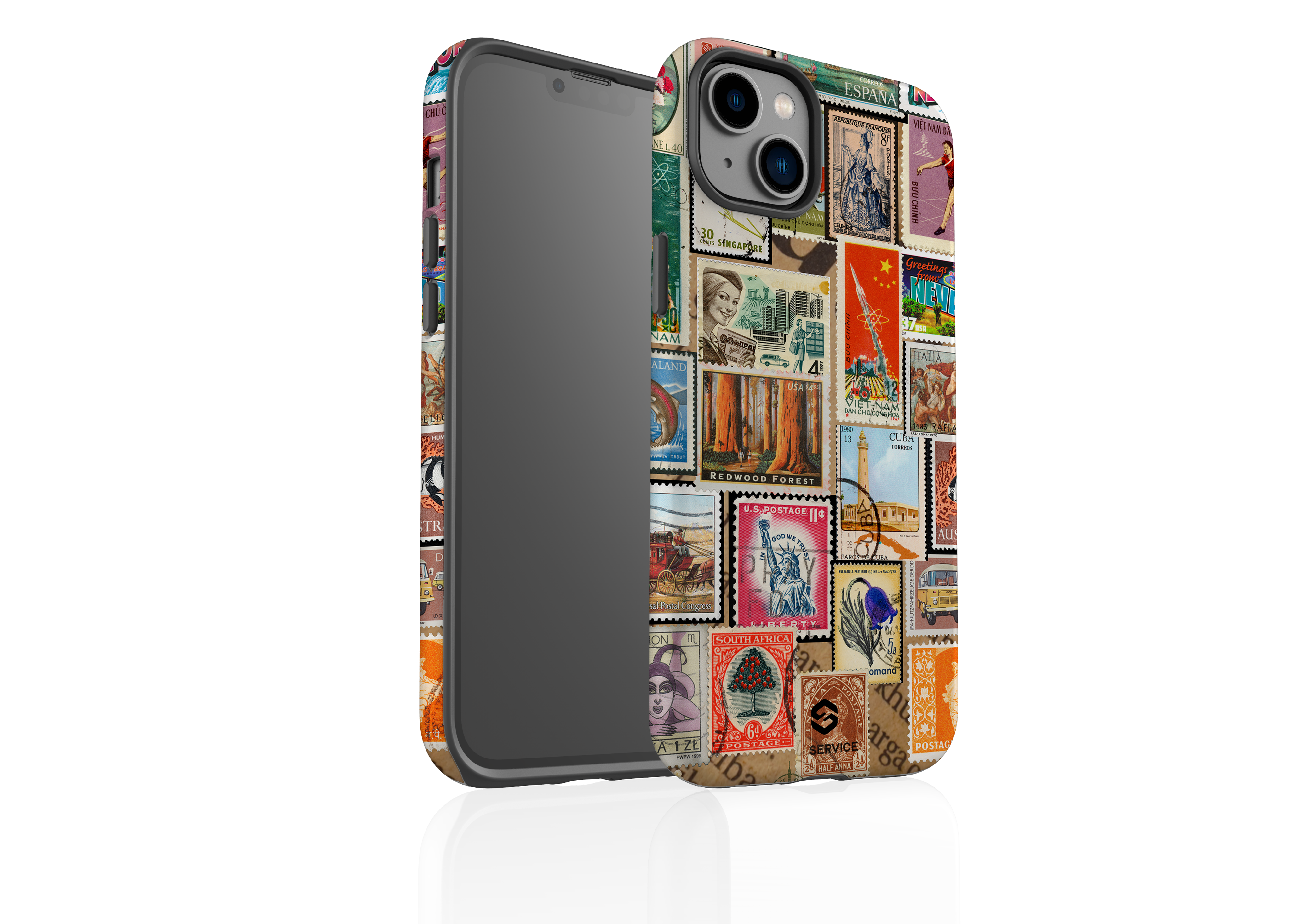 Retro Postmark Case - iPhone 14 Series